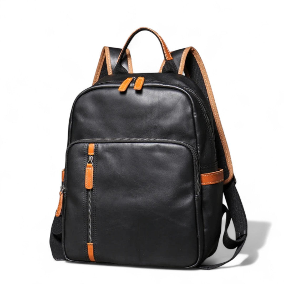 Sac à Dos Cuir Véritable Vintage PC 15’’ Elégant – 20L | Havresacs