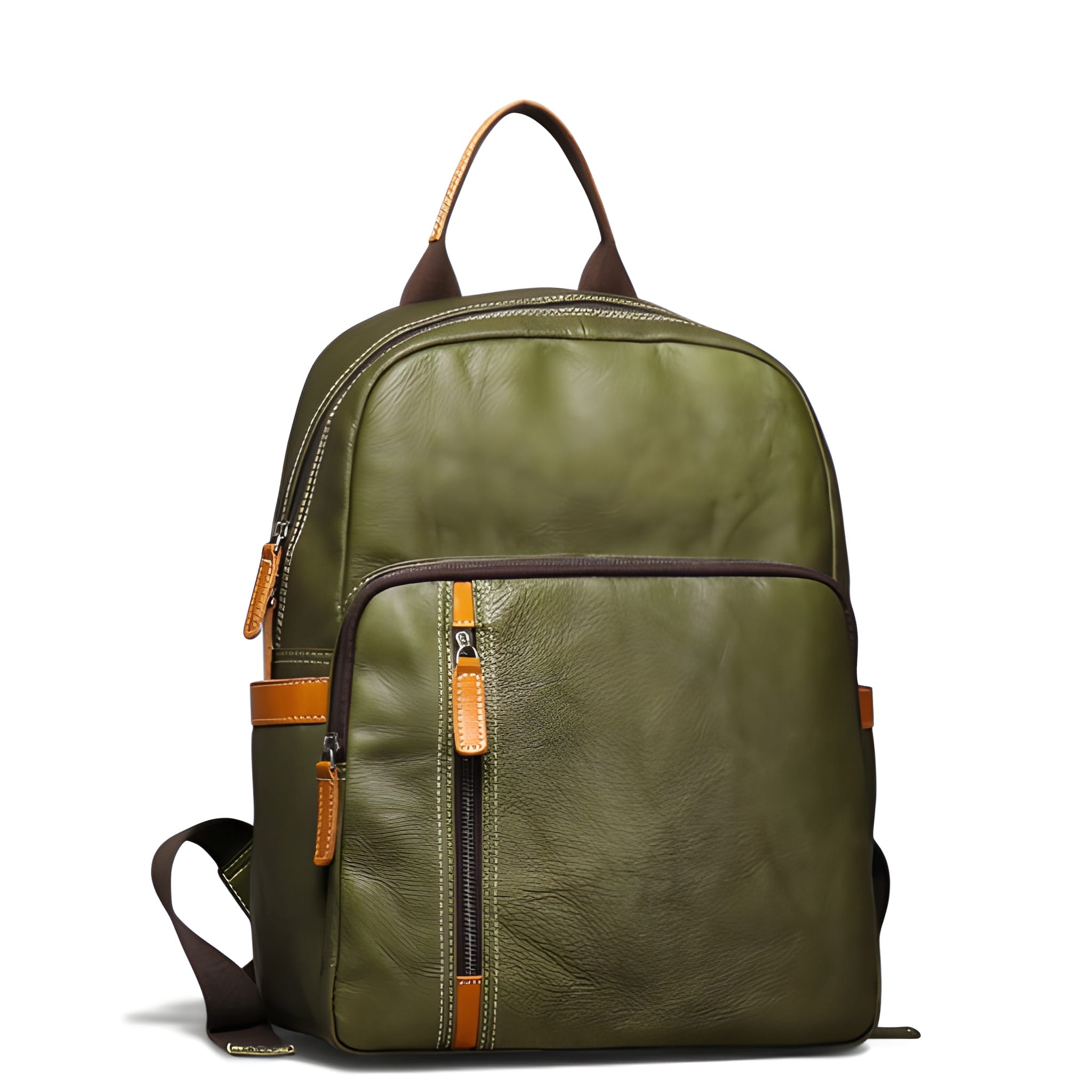 Sac à Dos Cuir Véritable Vintage PC 15’’ Elégant – 20L | Havresacs