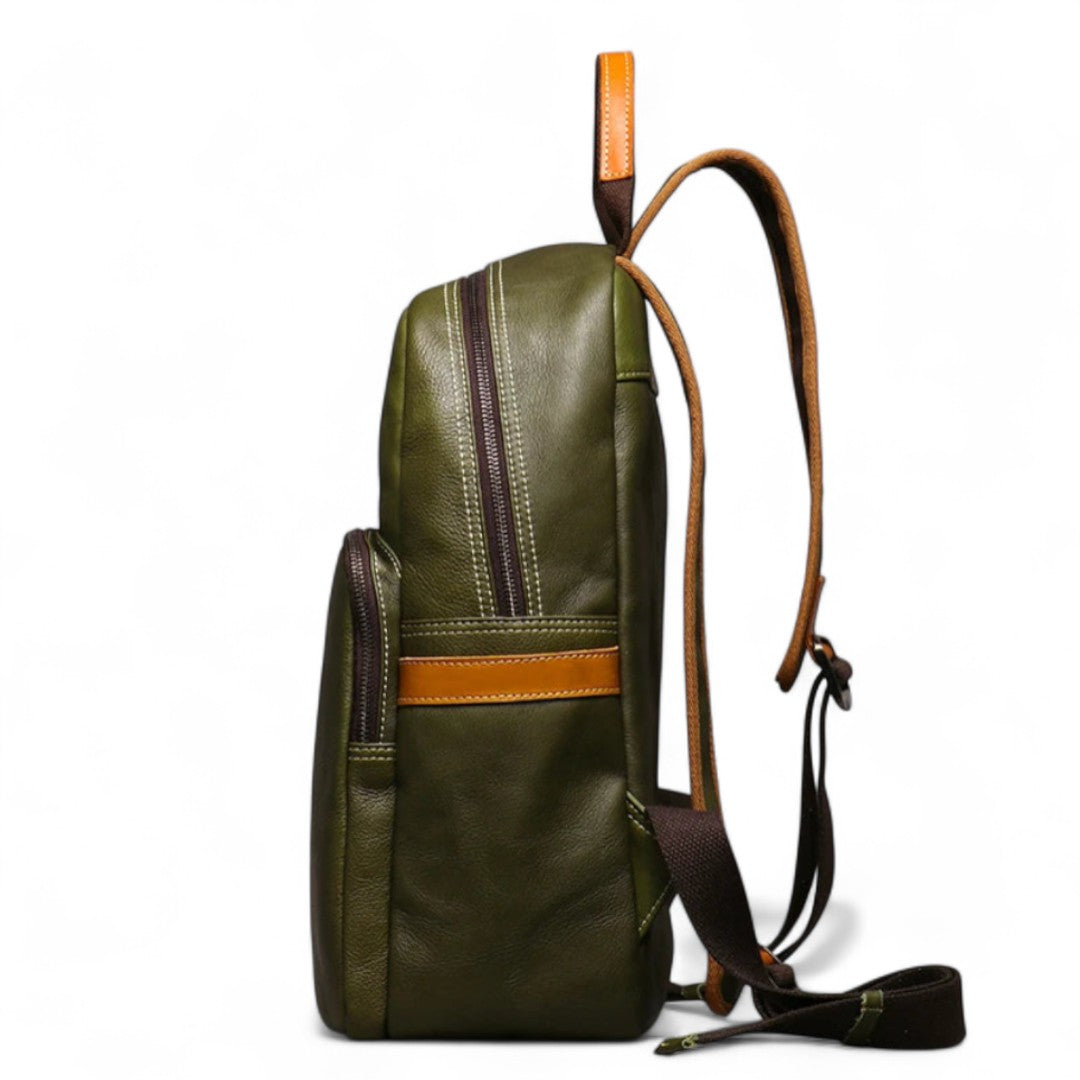Sac à Dos Cuir Véritable Vintage PC 15’’ Elégant – 20L | Havresacs