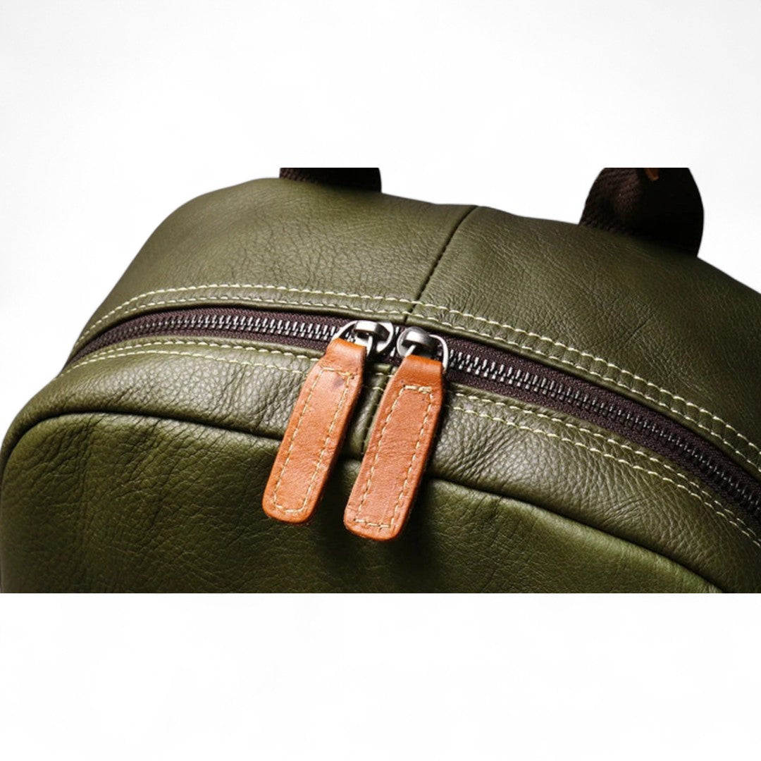 Sac à Dos Cuir Véritable Vintage PC 15’’ Elégant – 20L | Havresacs