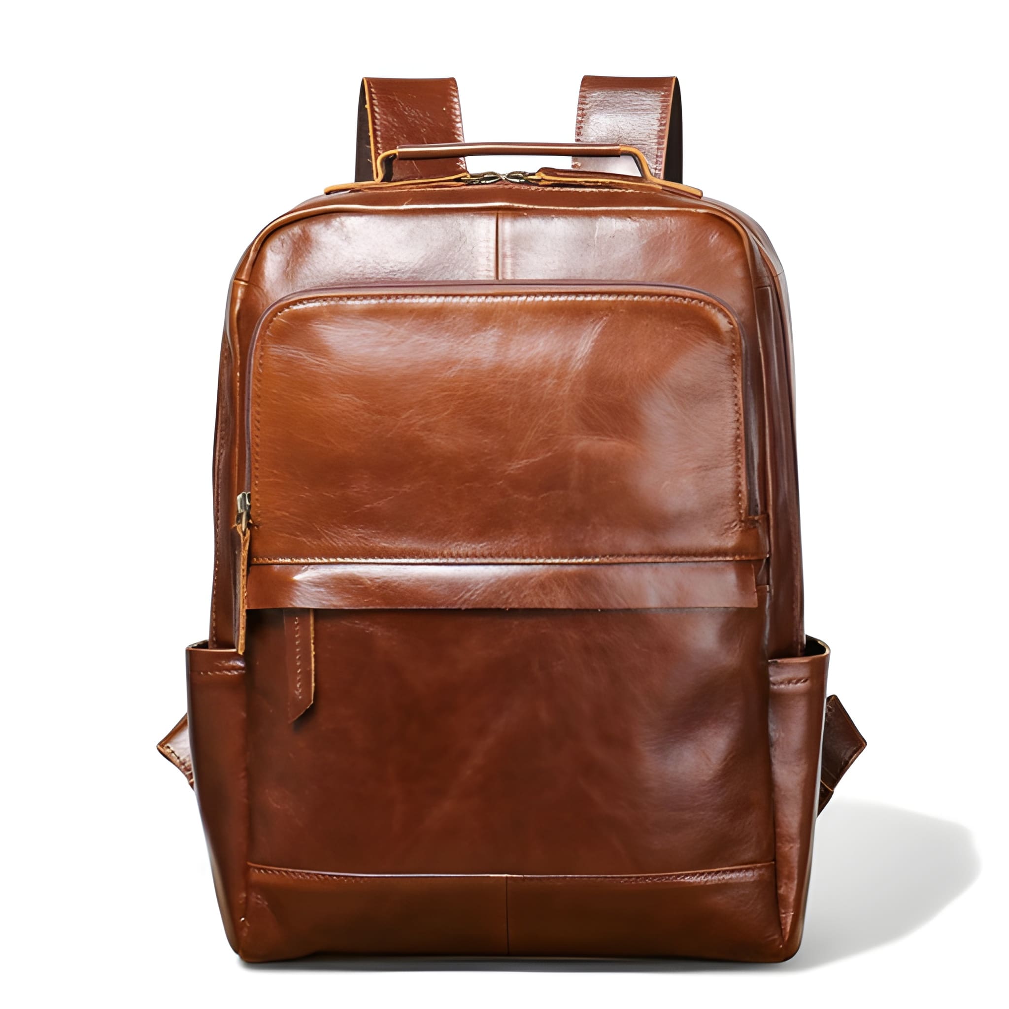 Sac à Dos Cuir Véritable Vintage Ordi 15’’ Léger – 18L | Havresacs
