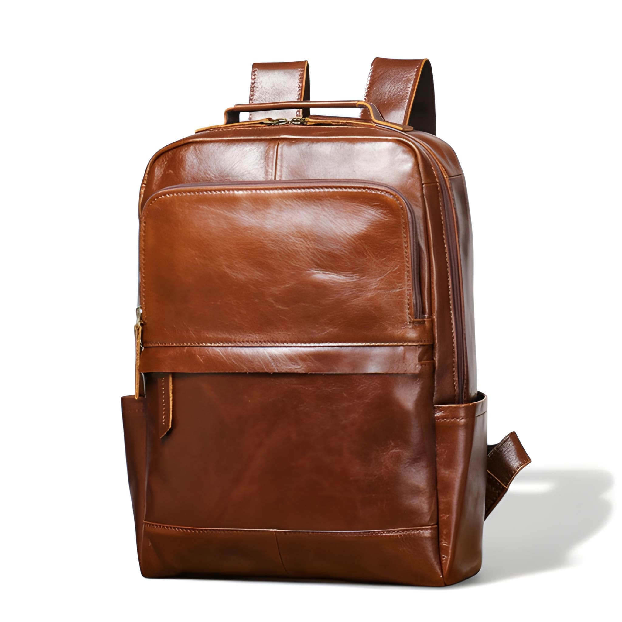 Sac à Dos Cuir Véritable Vintage Ordi 15’’ Léger – 18L | Havresacs