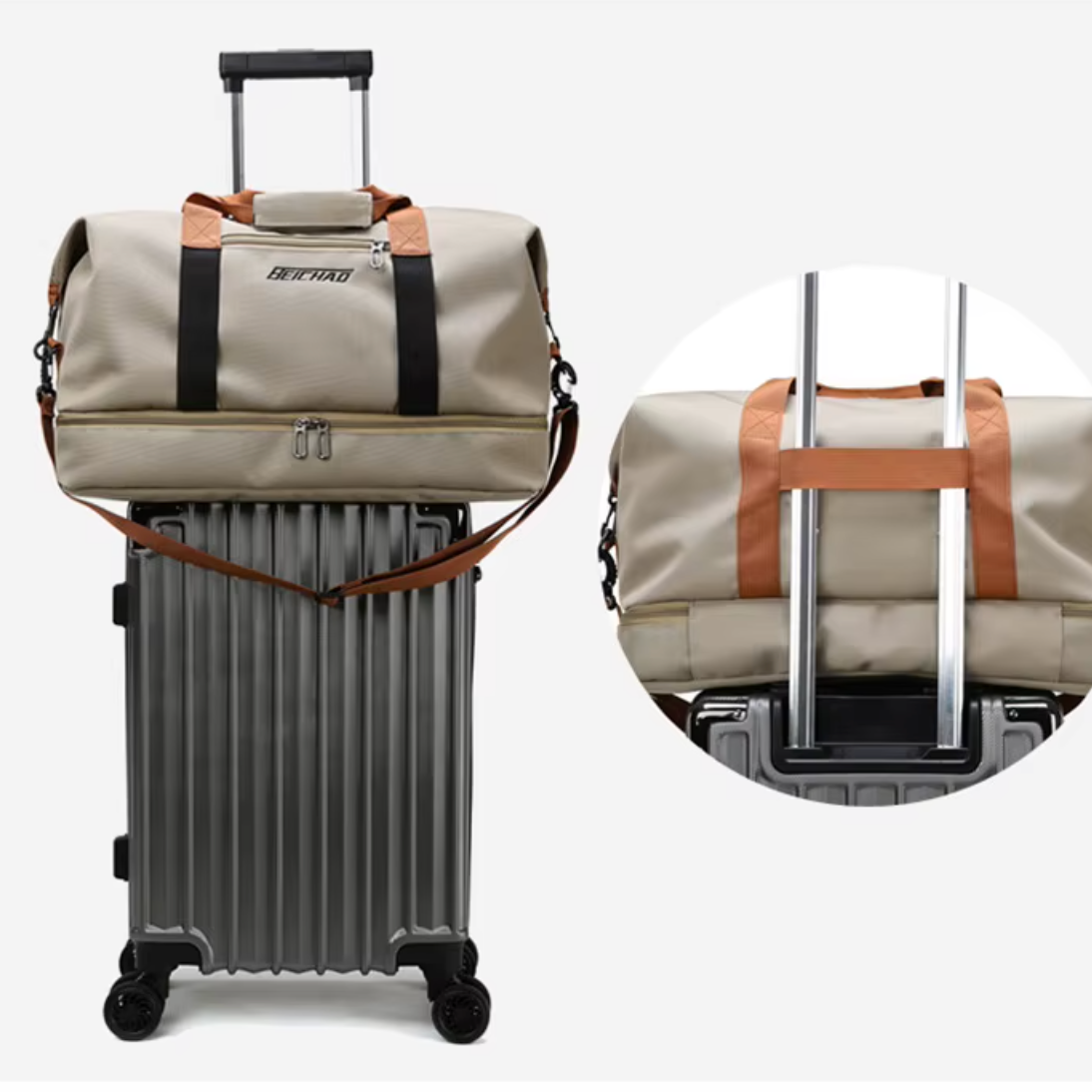 Sac de Voyage 35L avec Rangement Chaussures - HavreS
