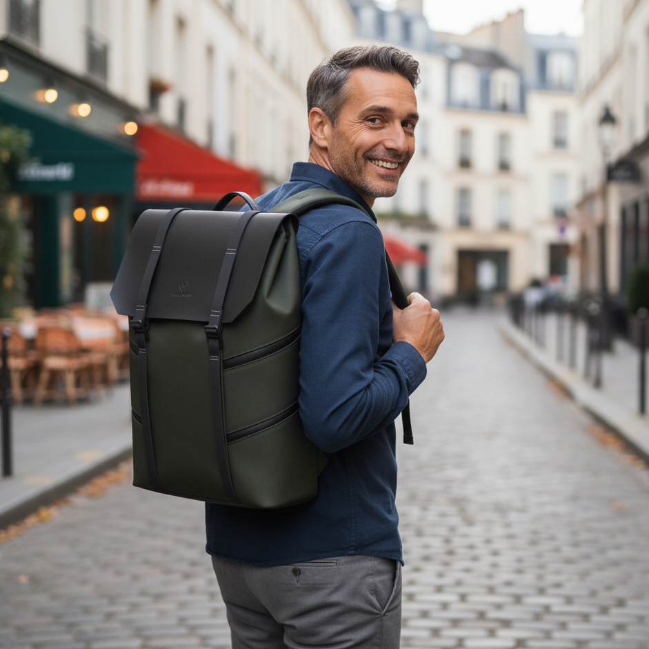 Sac à dos étanche de voyage urbain, poche PC 15 pouces - Havresacs - HavreS