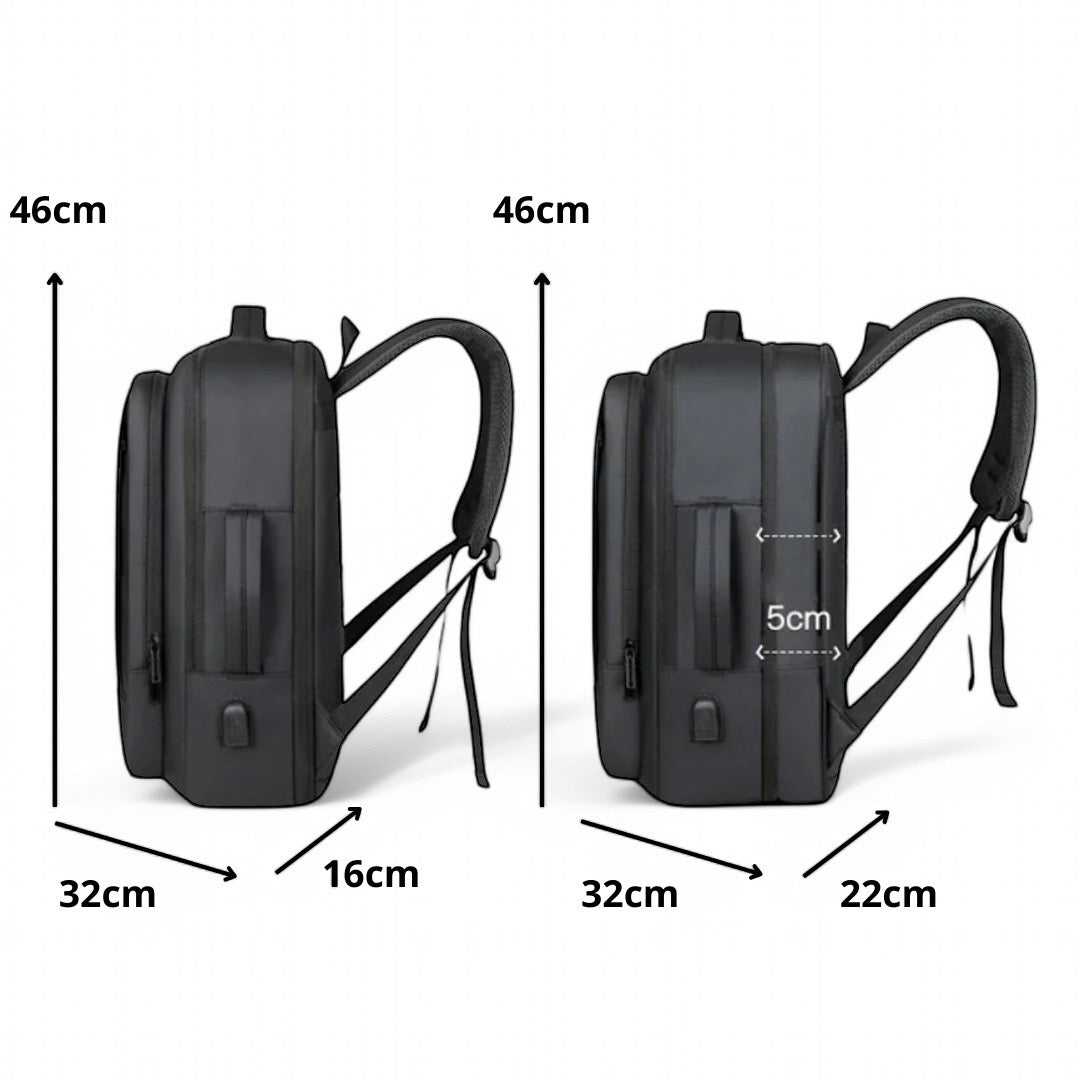 Sac à dos connecté extensible 20-30L – Nova Axis – Havresacs