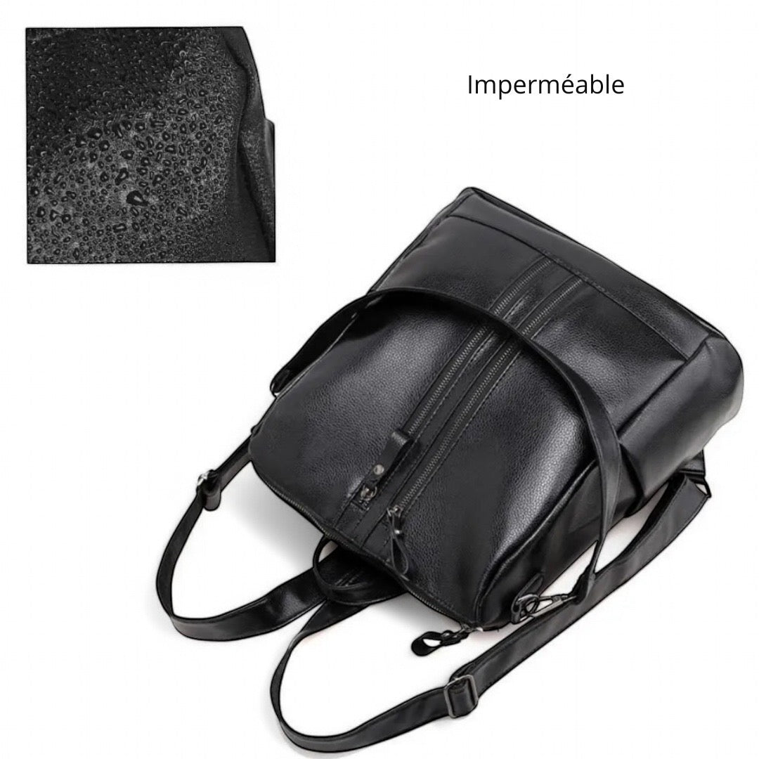 Sac à Dos Femme Cuir PU 15L – SoftLeatherChic – Havresacs