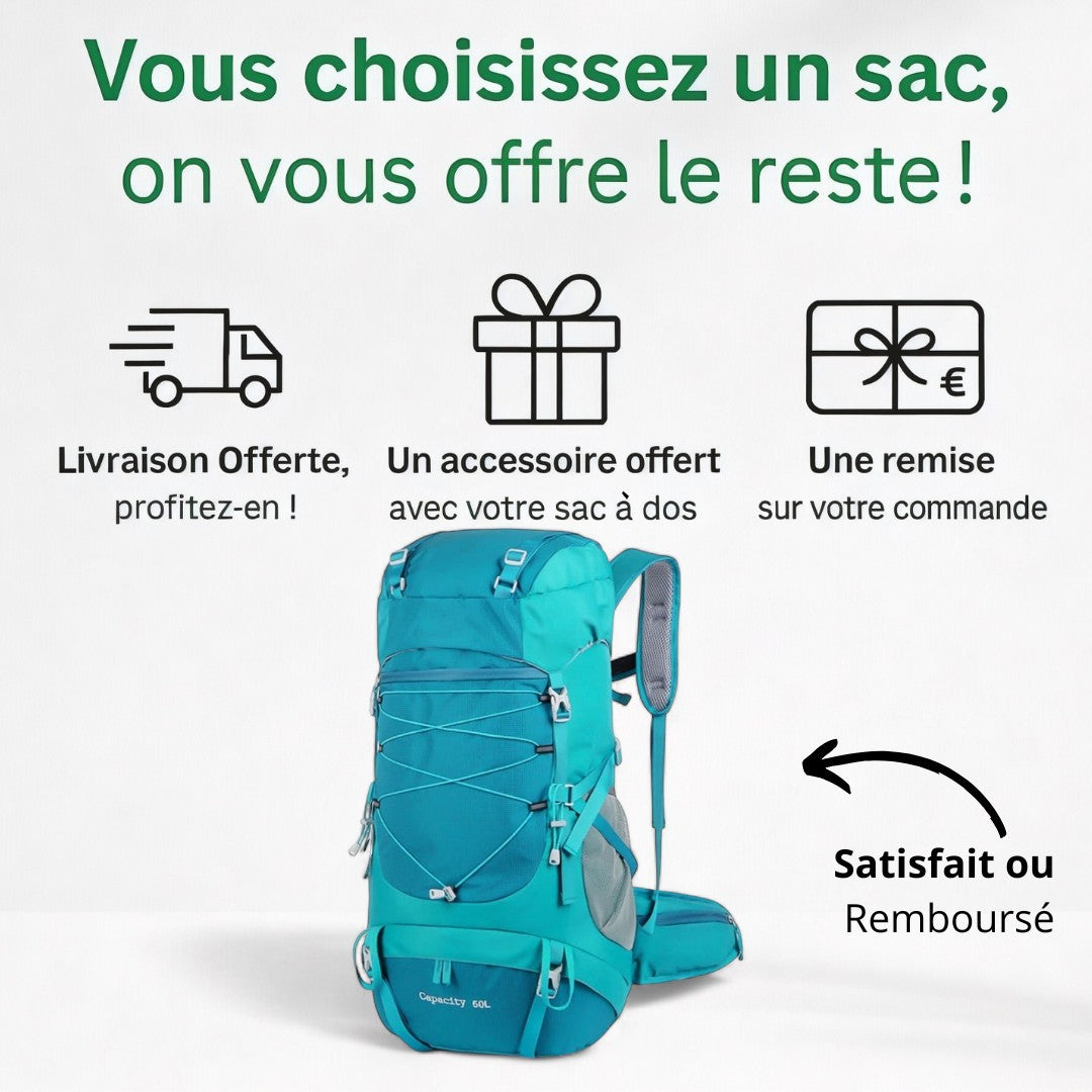 Sac de trekking 50L – MountainPro – Havresacs