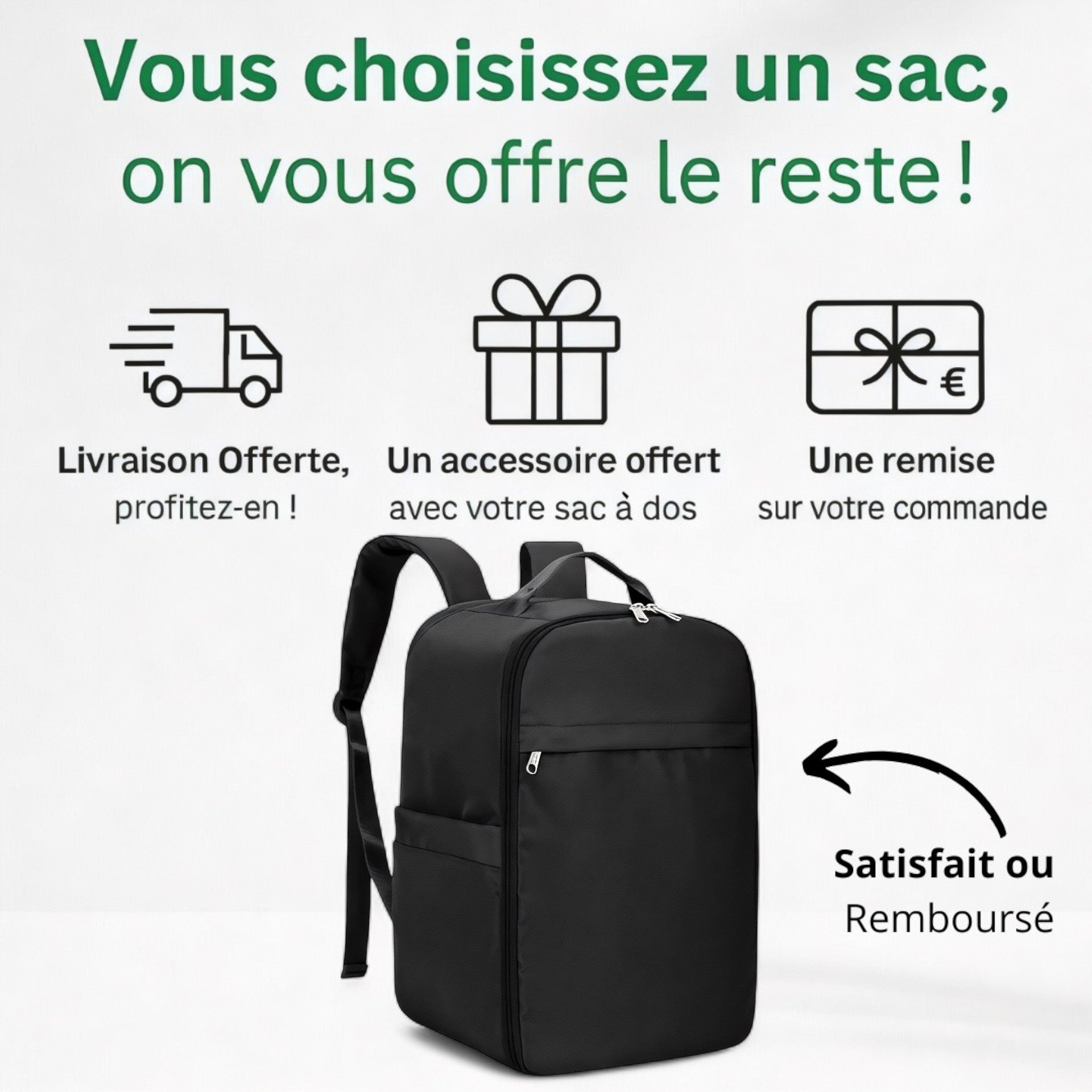 Sac à dos voyage tendance 20-30L – Aero Vogue – Havresacs