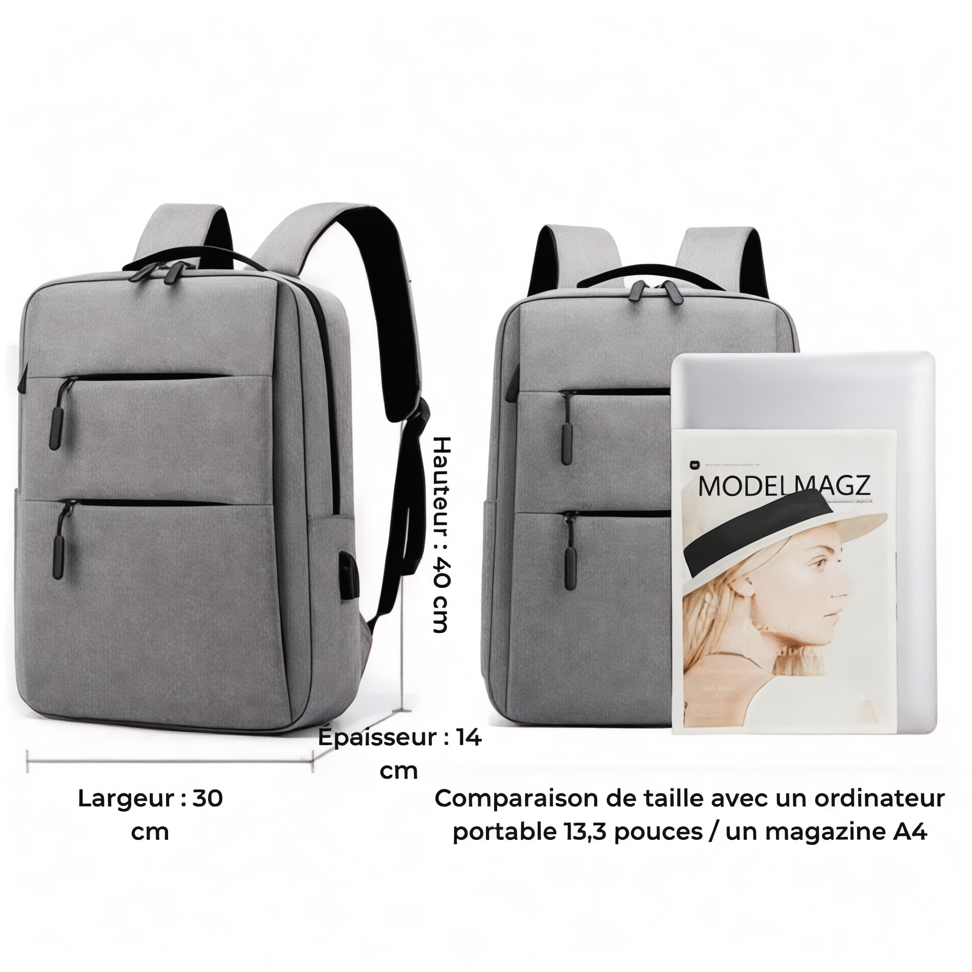 Sac à dos bagage cabine 17L  – Digital Pulse – Havresacs