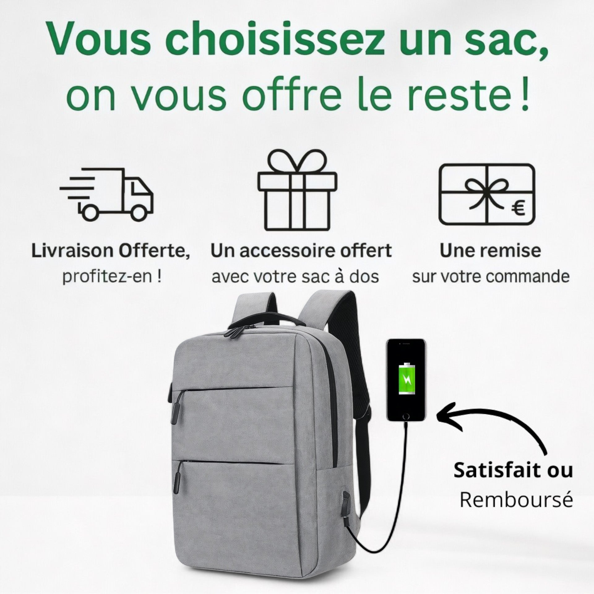 Sac à dos bagage cabine 17L  – Digital Pulse – Havresacs