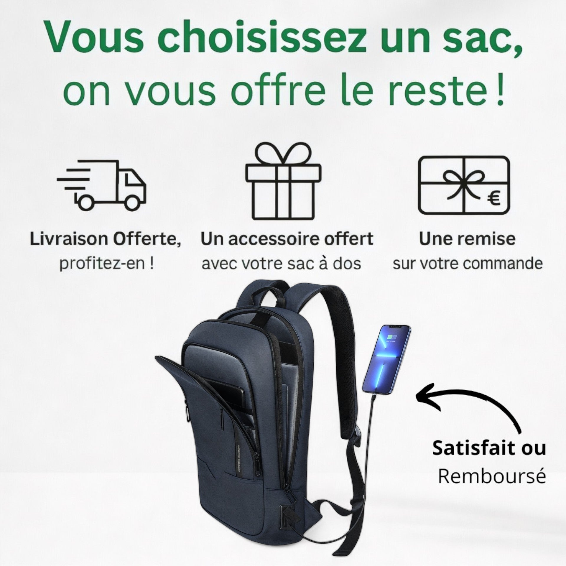 Sac à dos connecté ultra léger – Quantum Nexus – Havresacs