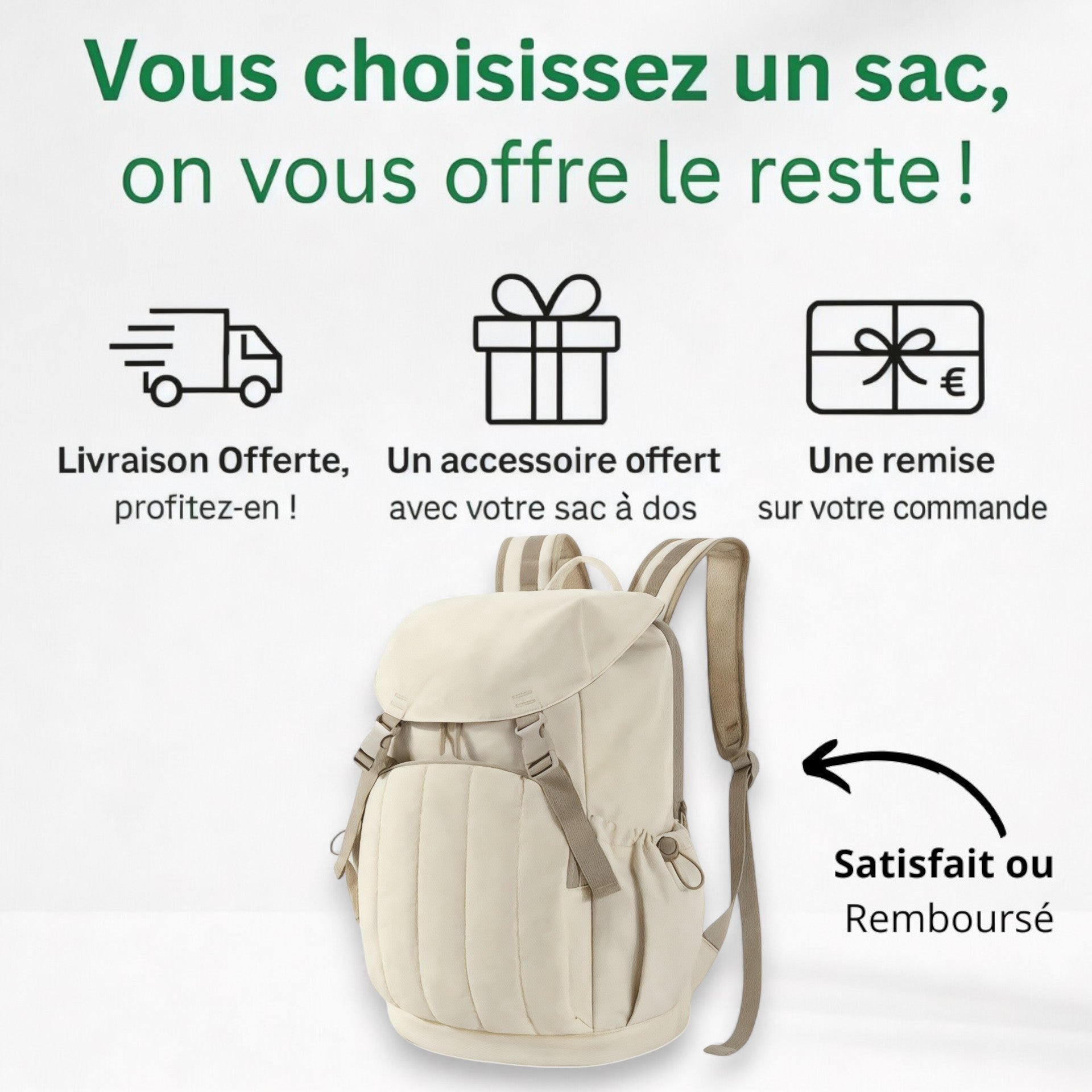 Sac à dos ultra léger PC 15,6 pouces – ChicPak – Havresacs