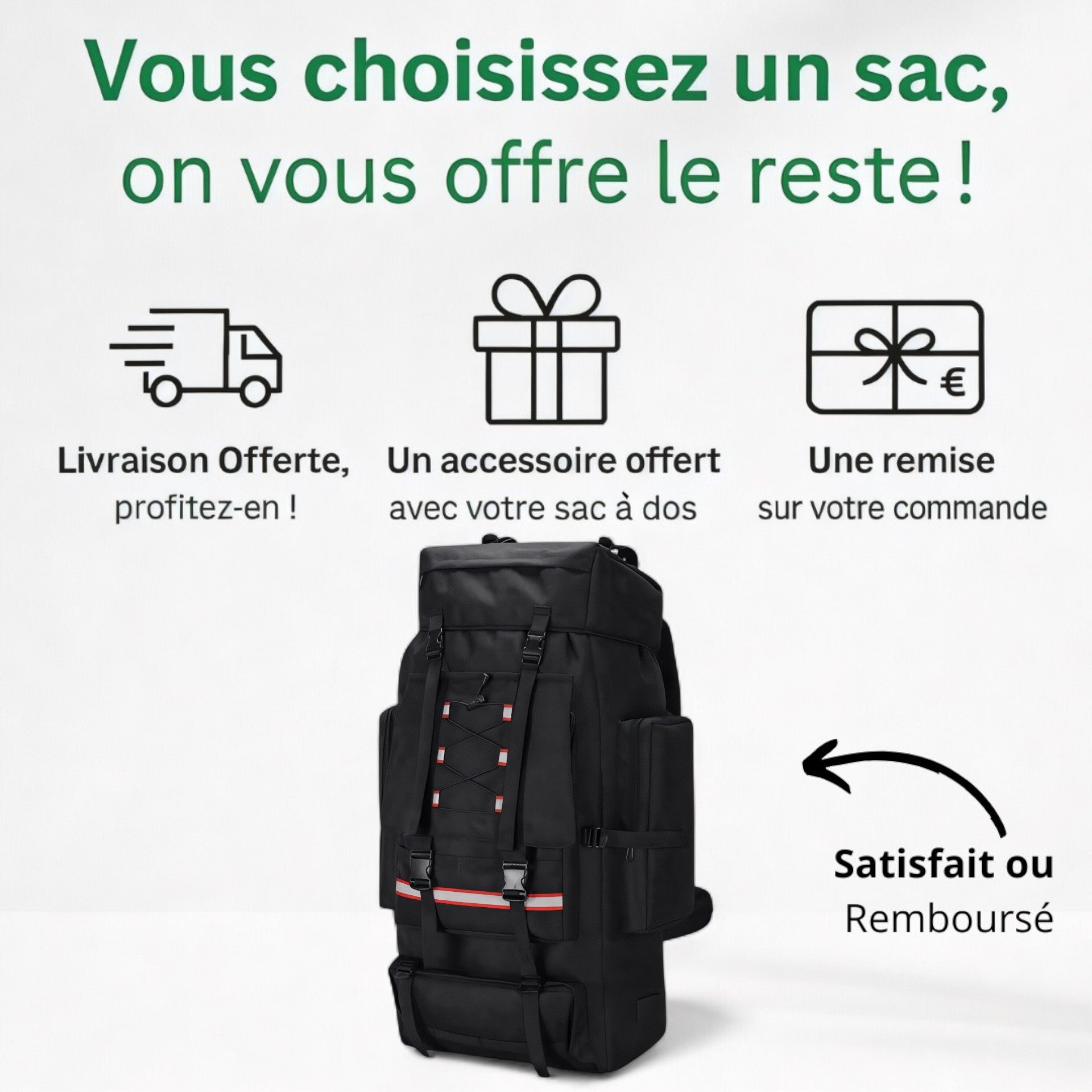 Sac à dos trekking 70L – Explorer Pro – Havresacs