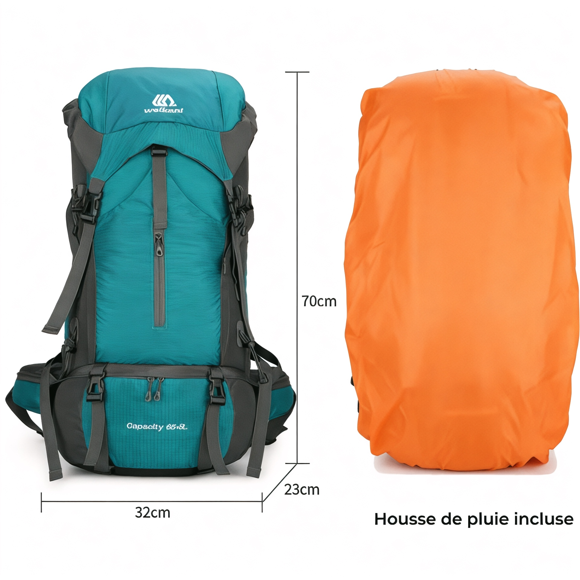 Sac étanche de grande capacité 65L – AdventureSeal – Havresacs