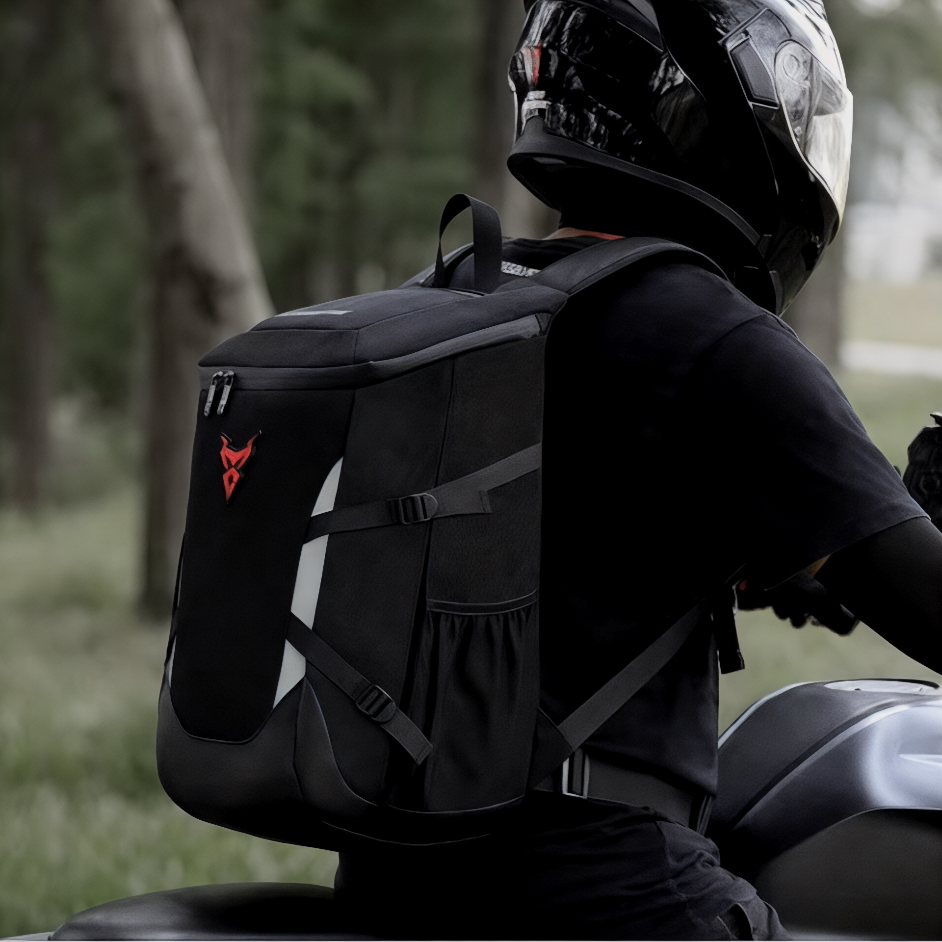 Sac à dos moto étanche extensible – TractionWheel – Havresacs