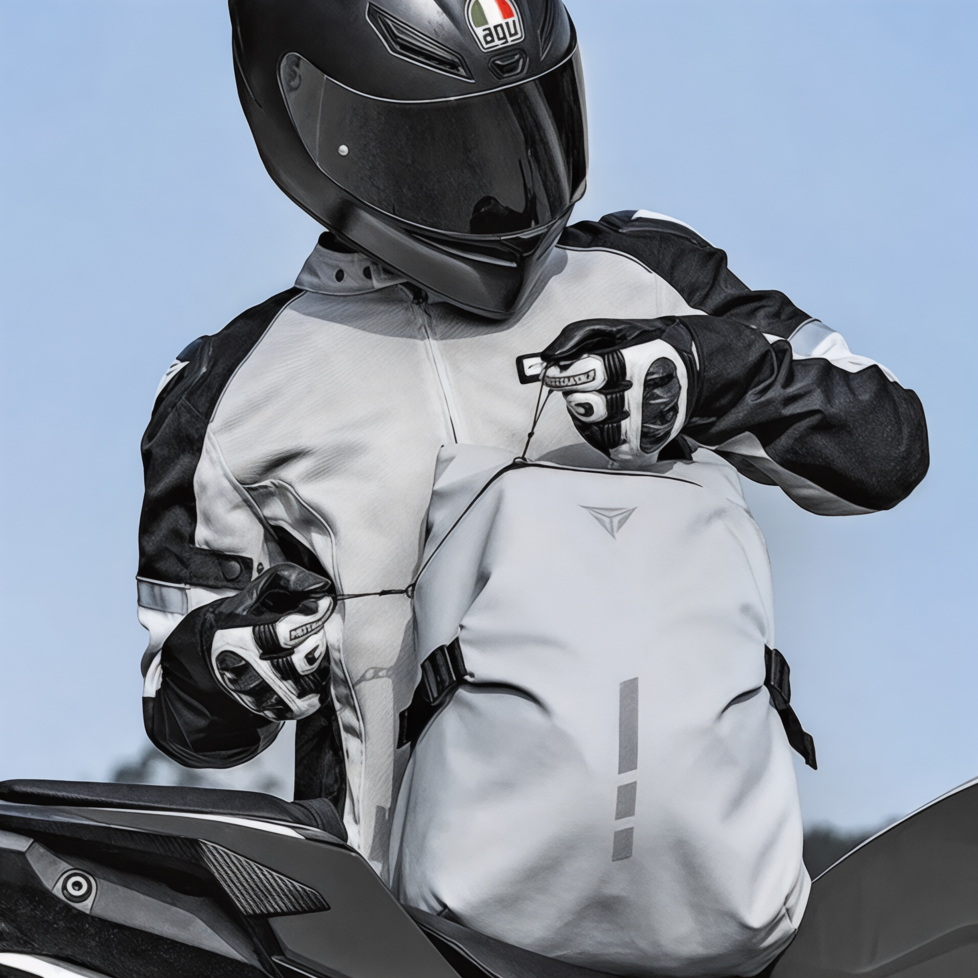 Sac à dos motard étanche 30L – MotoPro – Havresacs