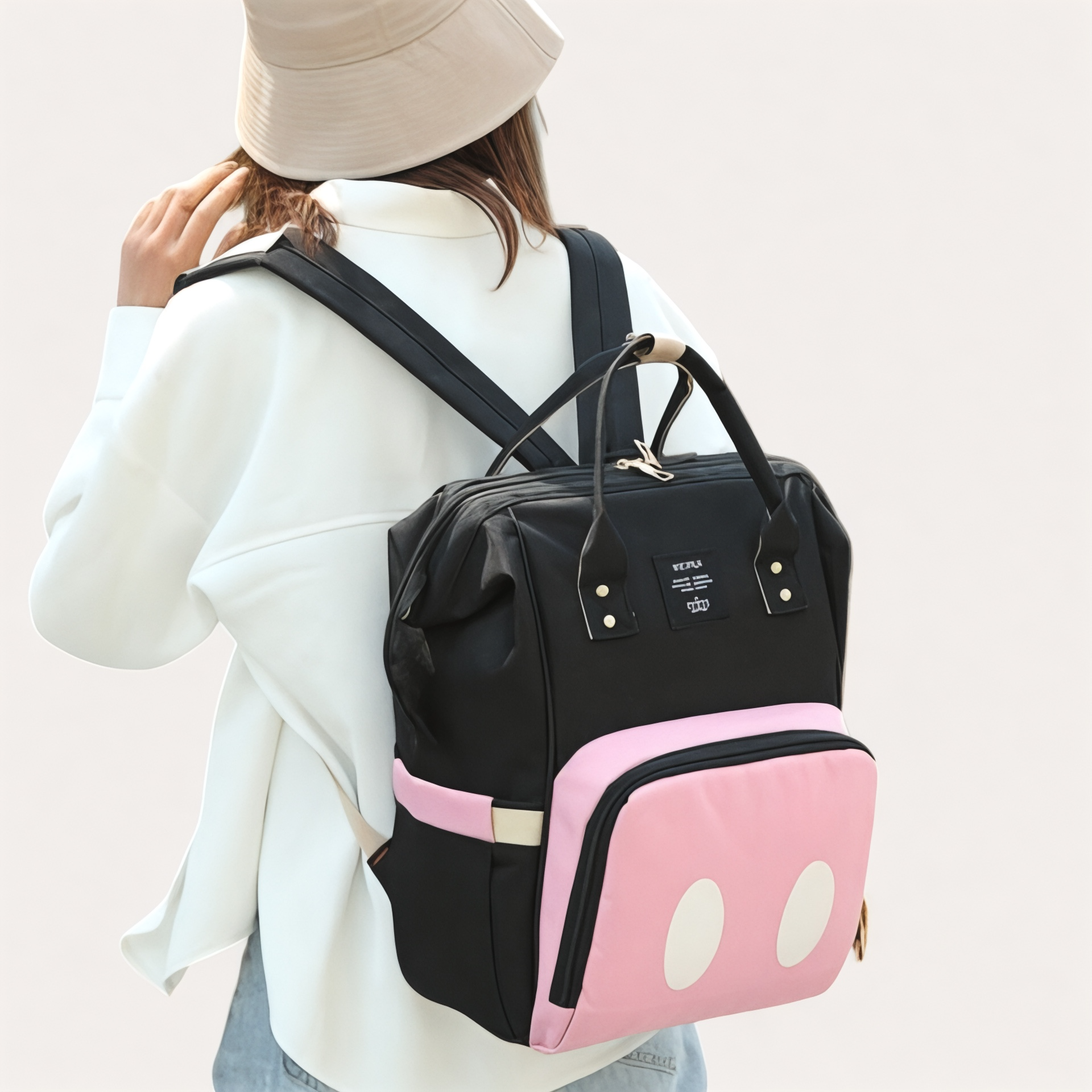 Sac à dos à langer multifonctionnel pour femme PraticChic – Havresacs