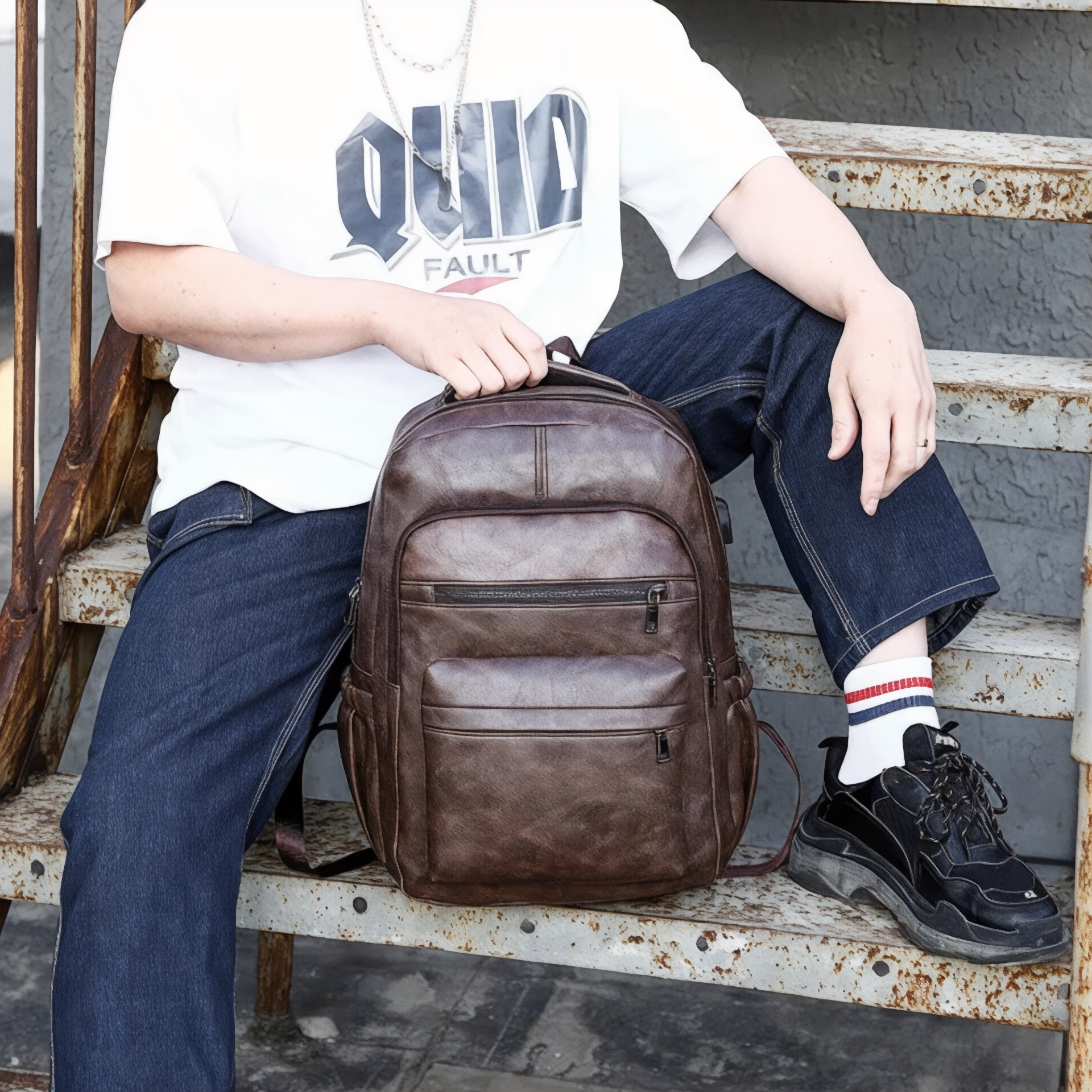 Sac à dos homme tendance connecté, pc 15 pouces - Havresacs