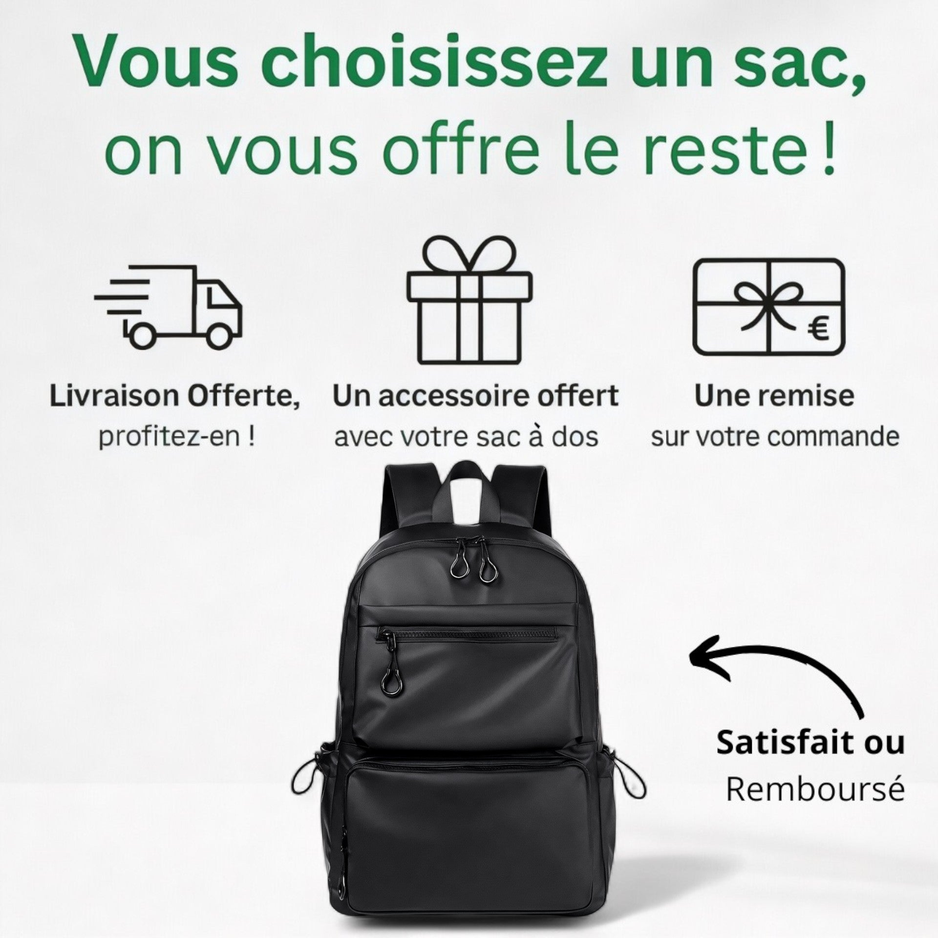 Sac à dos étanche PC 14" Grande Capacité – UrbanTraveler – Havresacs
