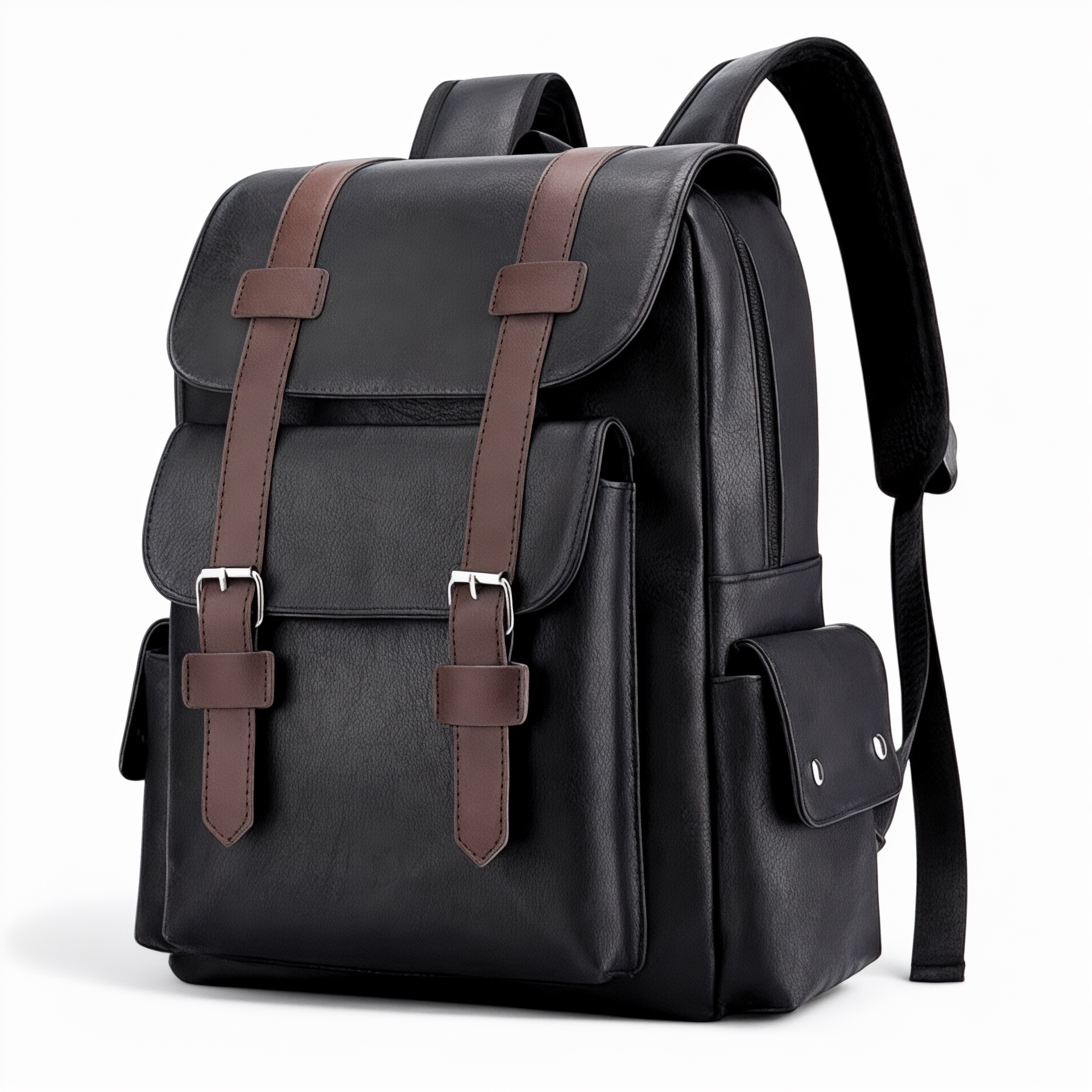 Sac à dos casual en PU 20L pour homme – CasualPro – Havresacs