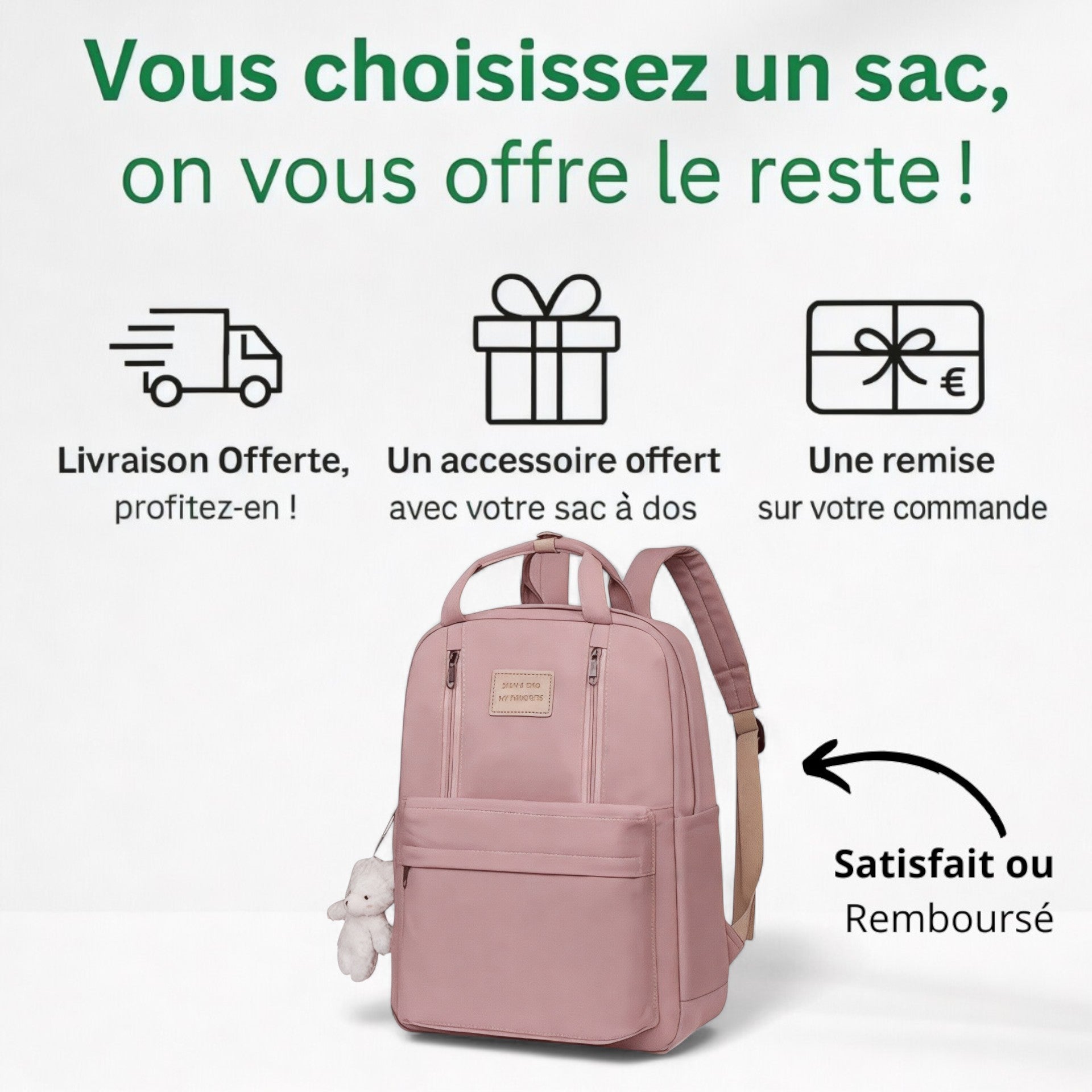 Sac à dos élégant étanche 25L pour femme – ElegantPro – Havresacs