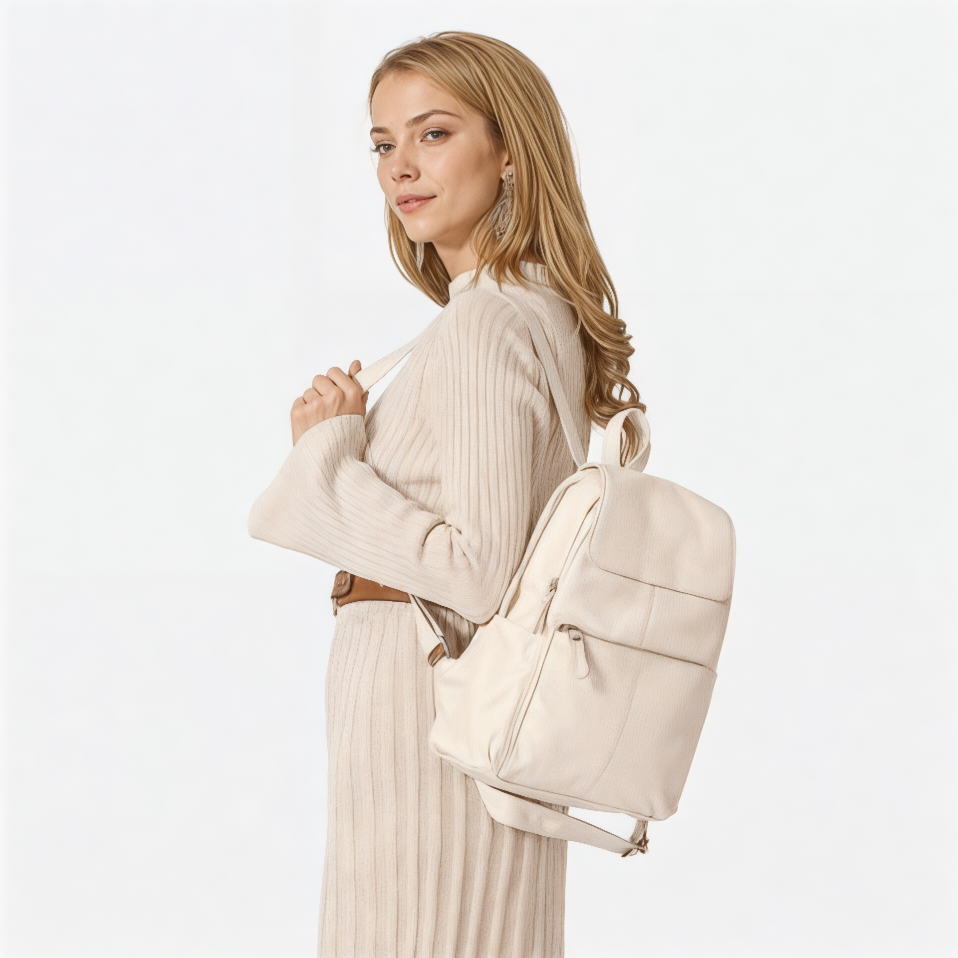 Sac à dos anti-vol en cuir 10L pour femme – SecurePro – Havresacs