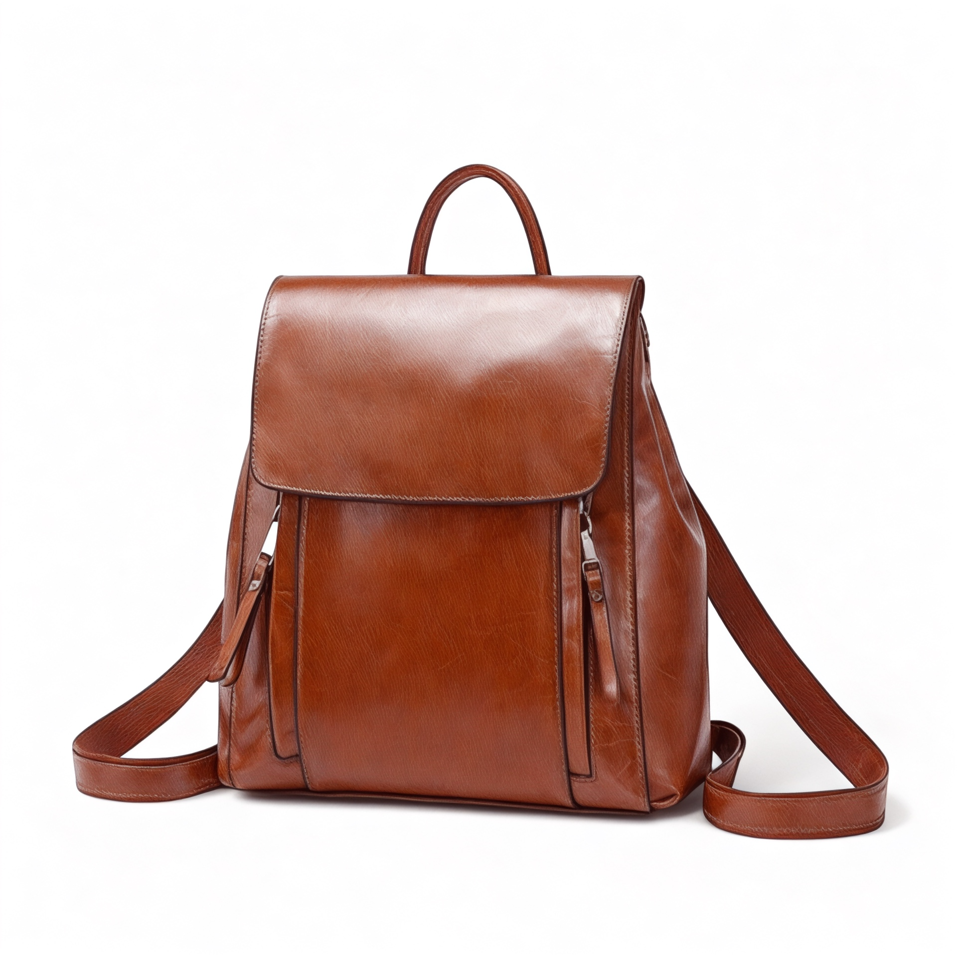 Sac à dos fashion en cuir 10L pour femme – ElegantLeatherPro – Havresacs