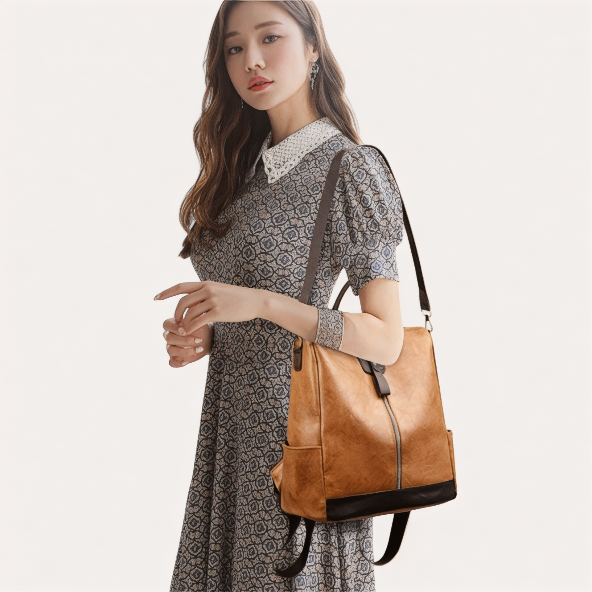 Sac à Dos Femme 2 en 1 PU 15L – DuoChic – Havresacs