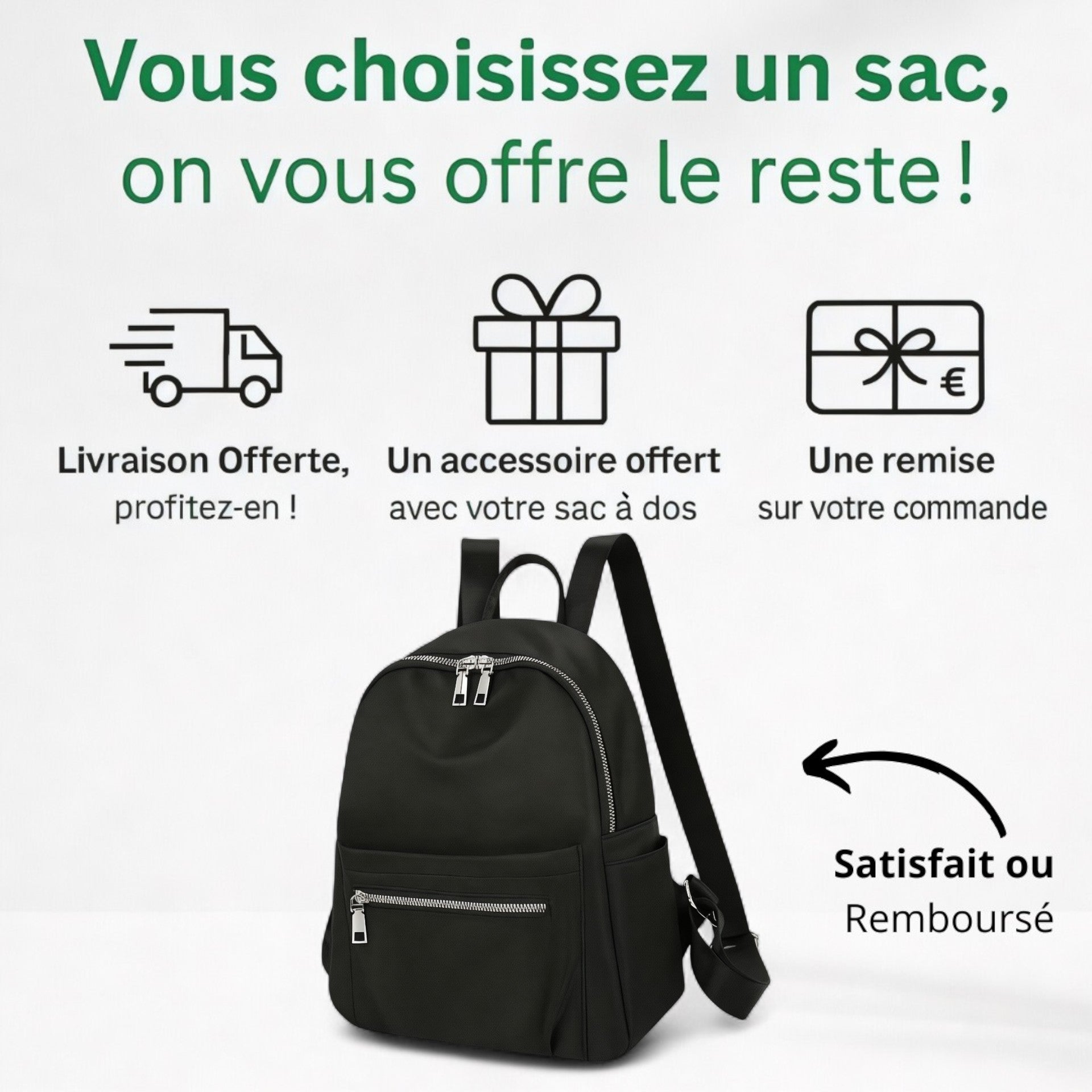 Sac à Dos Femme Anti-Vol 10L – SecureChic – Havresacs