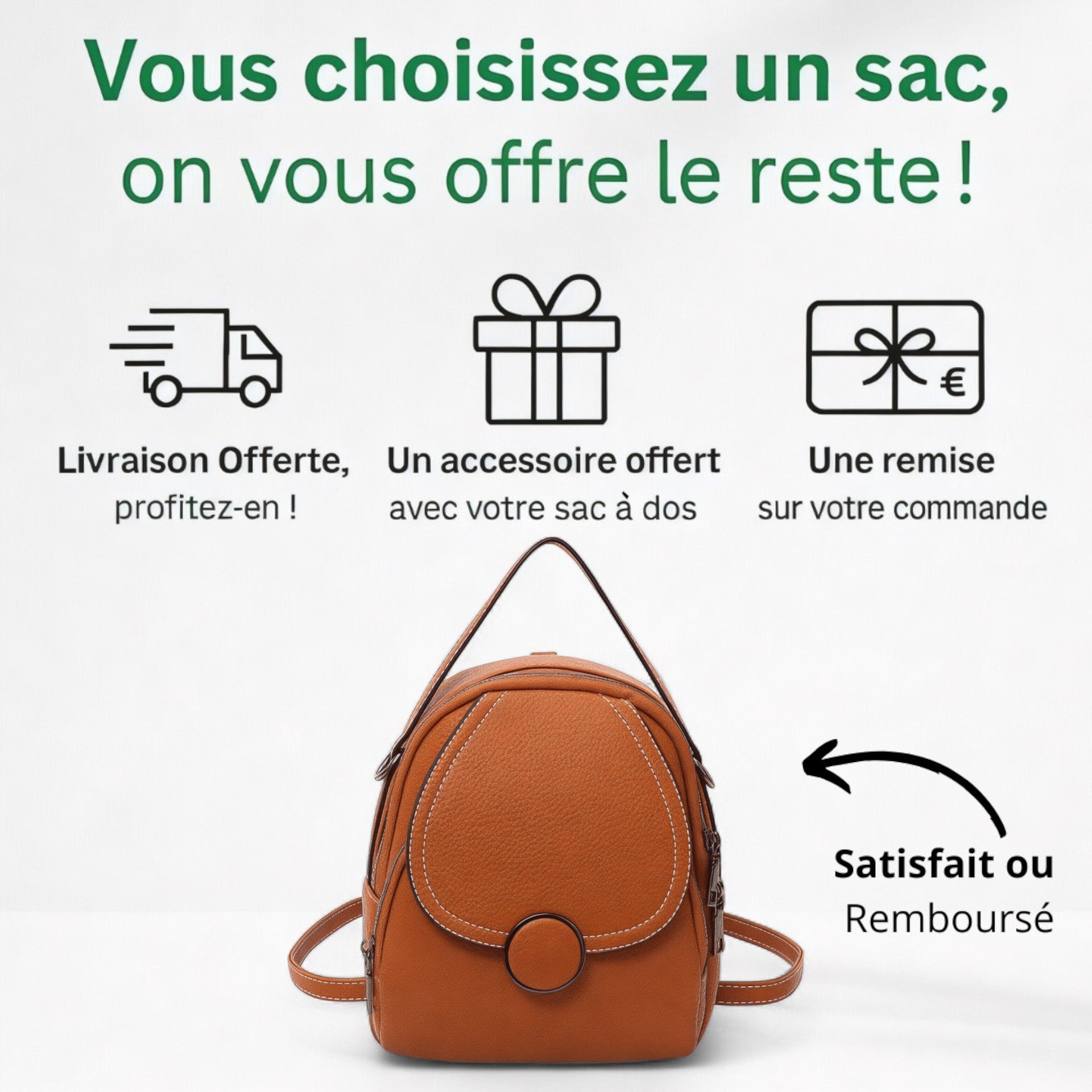 Sac à Dos Femme Convertible 5L – ConvertiChic – Havresacs