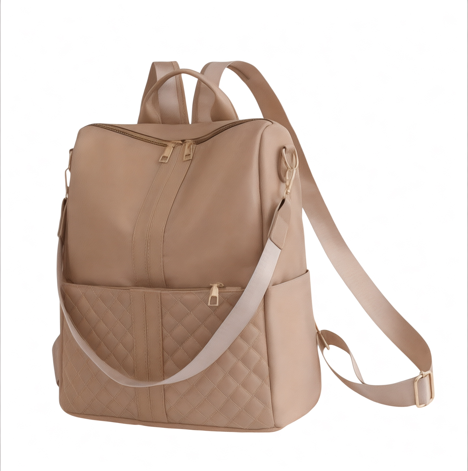 Sac à Dos Femme Matelassé 2 en 1, 15L – DiamondChic – Havresacs