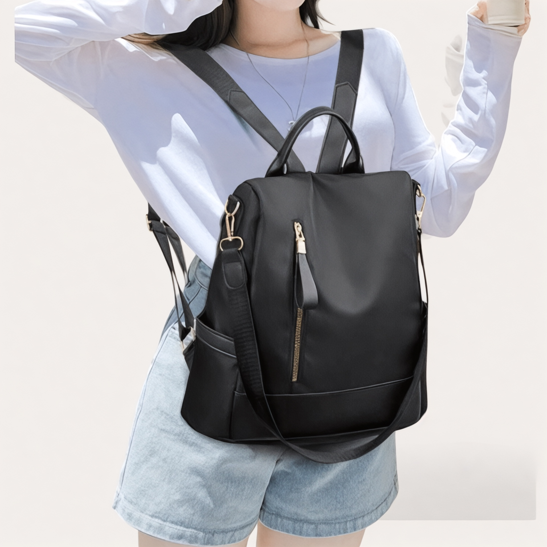 Sac à Dos Femme 2 en 1 Oxford 15L – MultiStyle – Havresacs