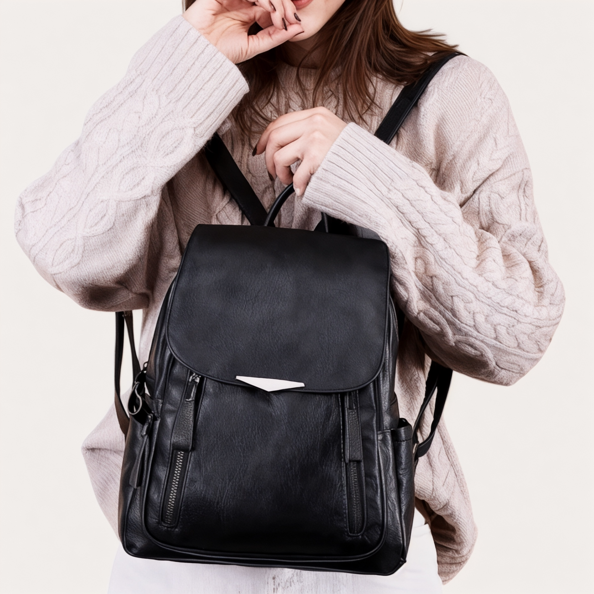 Sac à Dos Femme Cuir PU 10L – CityChic – Havresacs