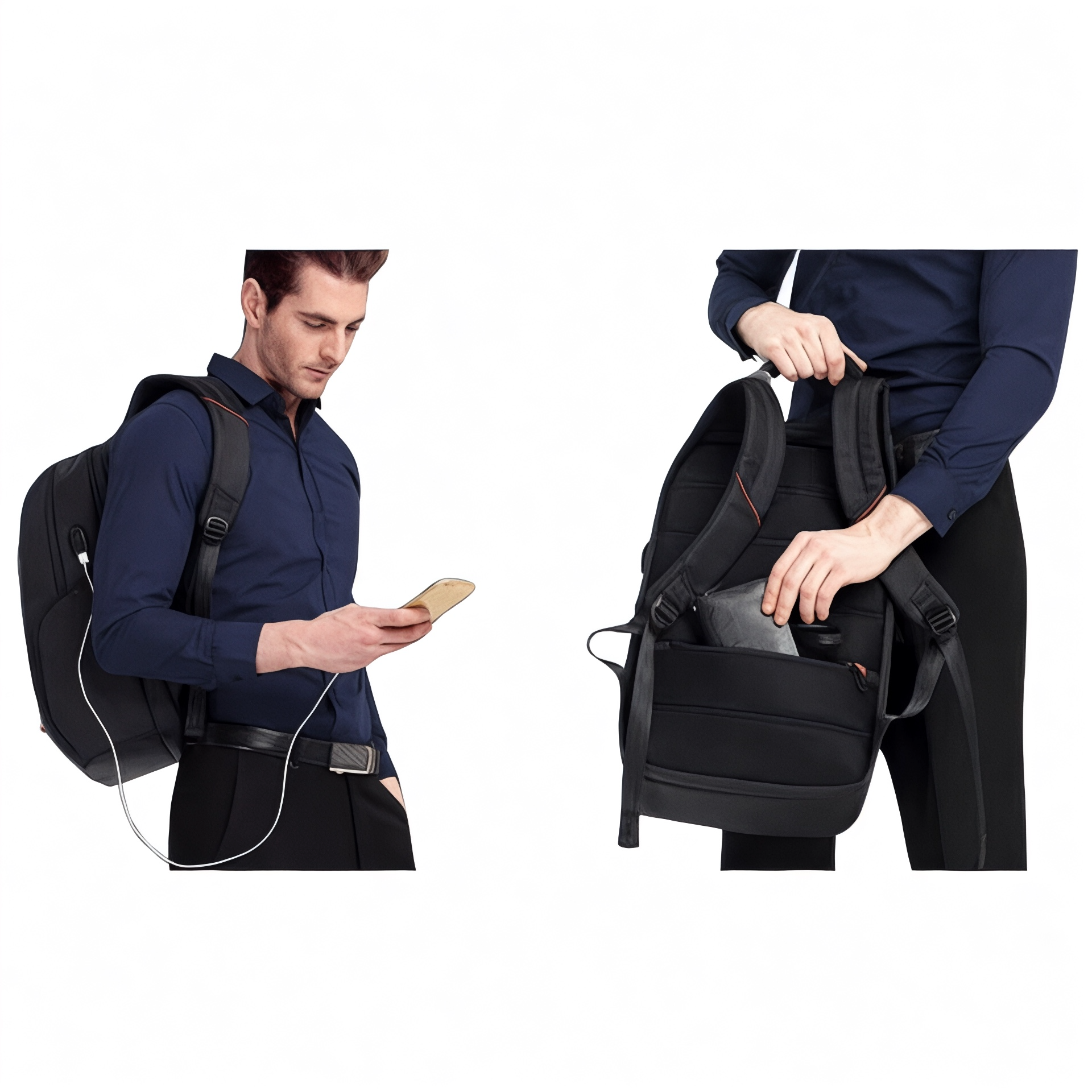 Sac à dos étanche 27-35L pour homme & femme tendance - Havresacs