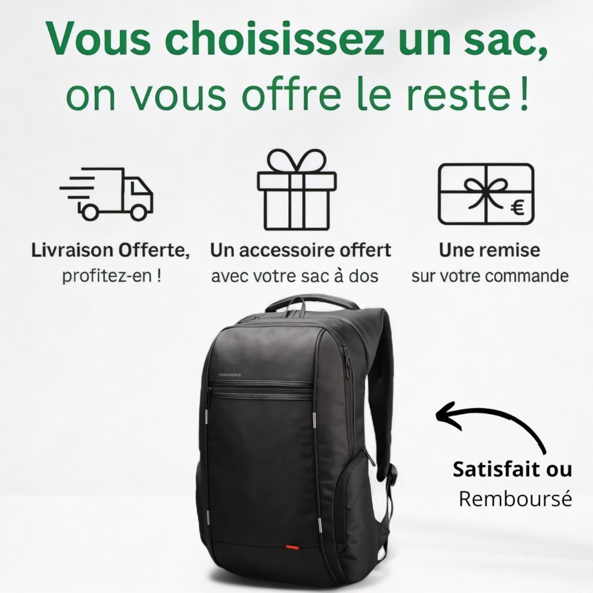 Sac à dos étanche 27-35L pour homme & femme tendance - Havresacs