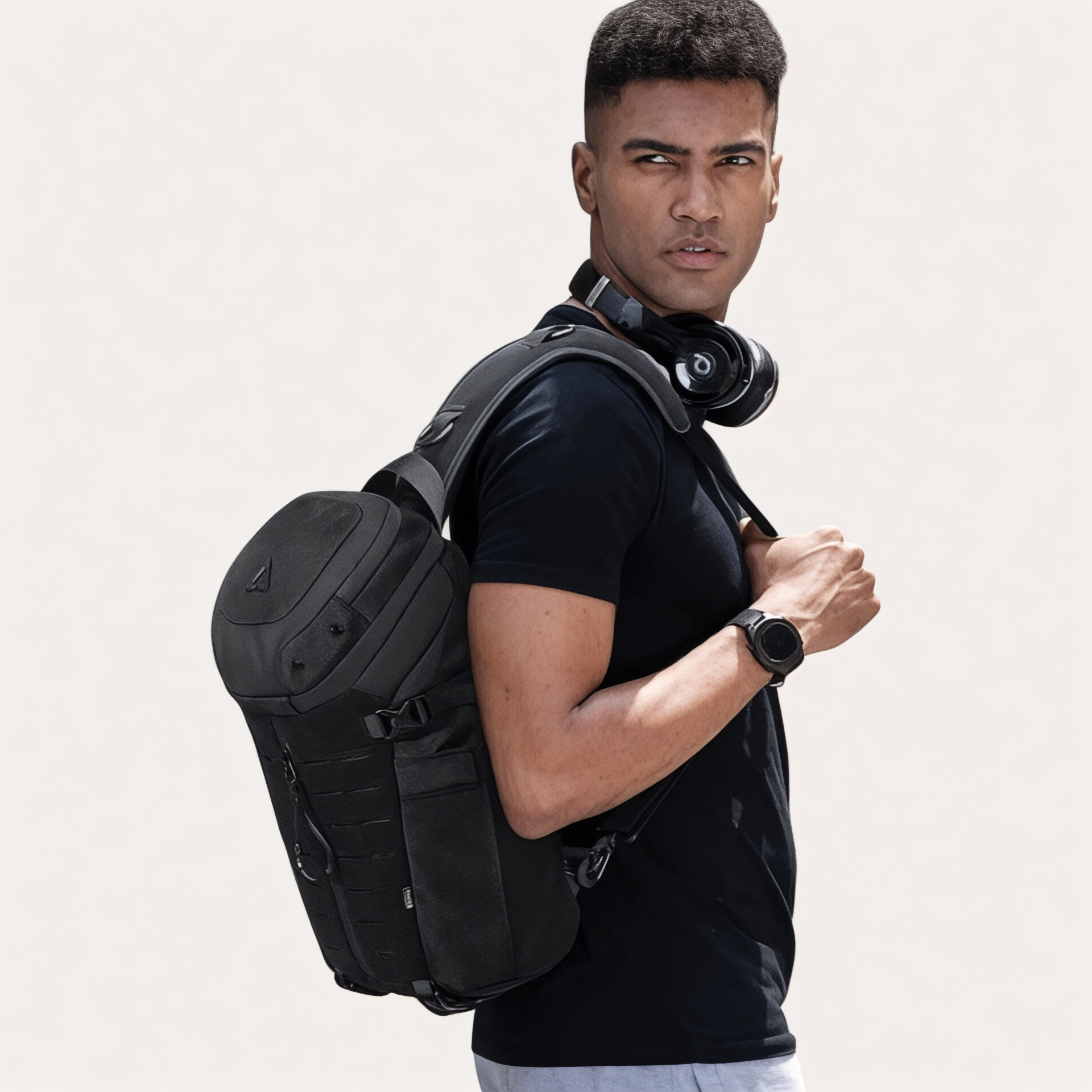 Sac à dos bandoulière homme de 14L, étanche antivol USB - Havresacs