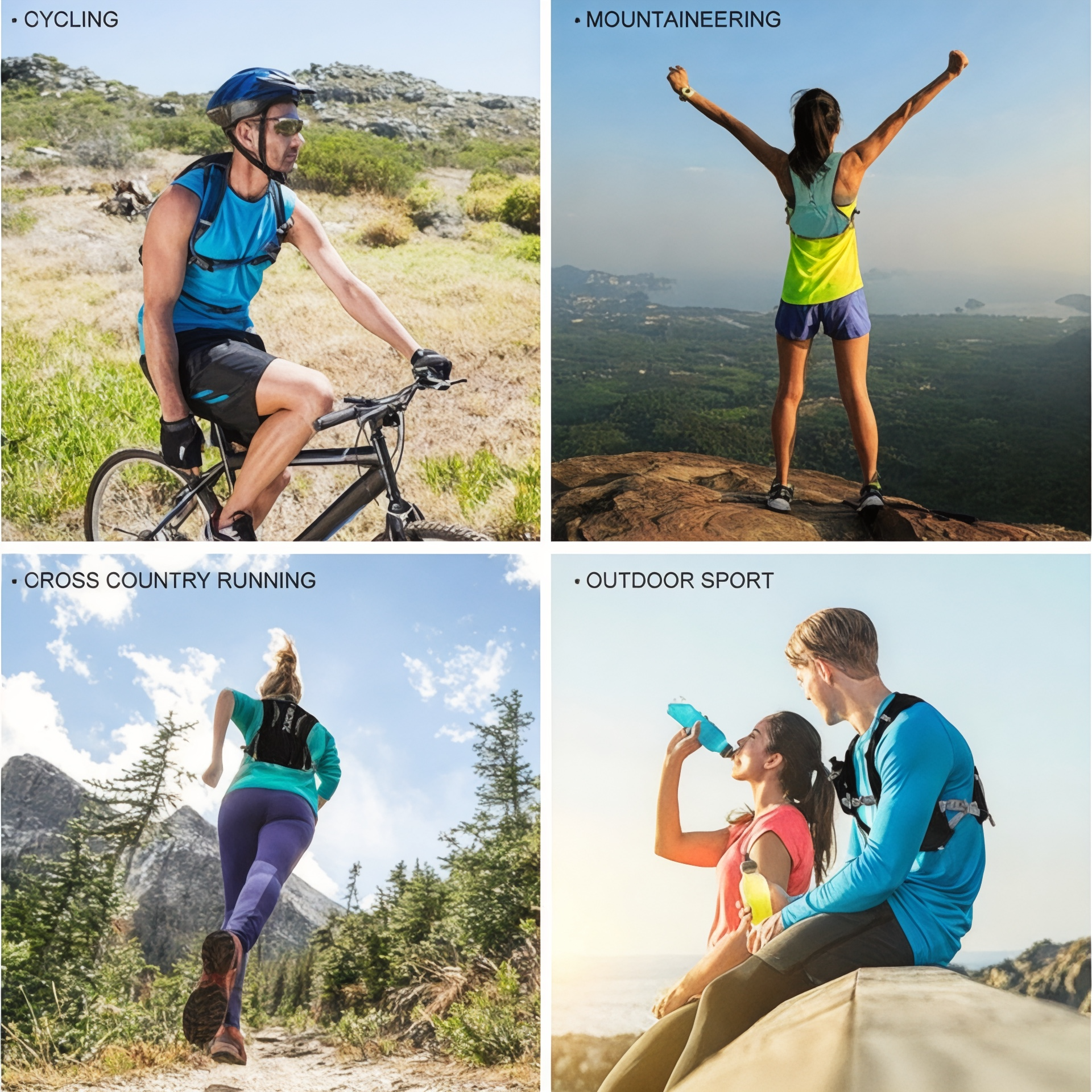 Sac d'hydratation trail running 5L – AquaLite – Havresacs