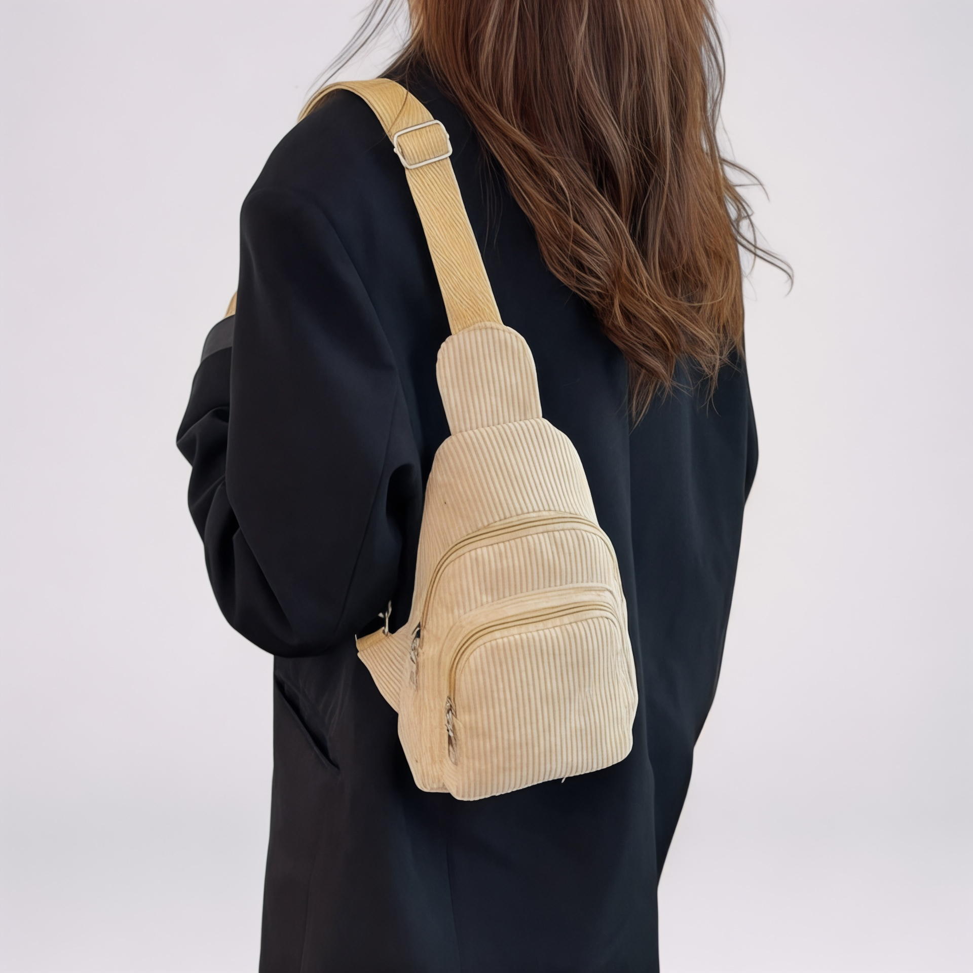 Sac bandoulière velours femme léger – CosyCord – Havresacs