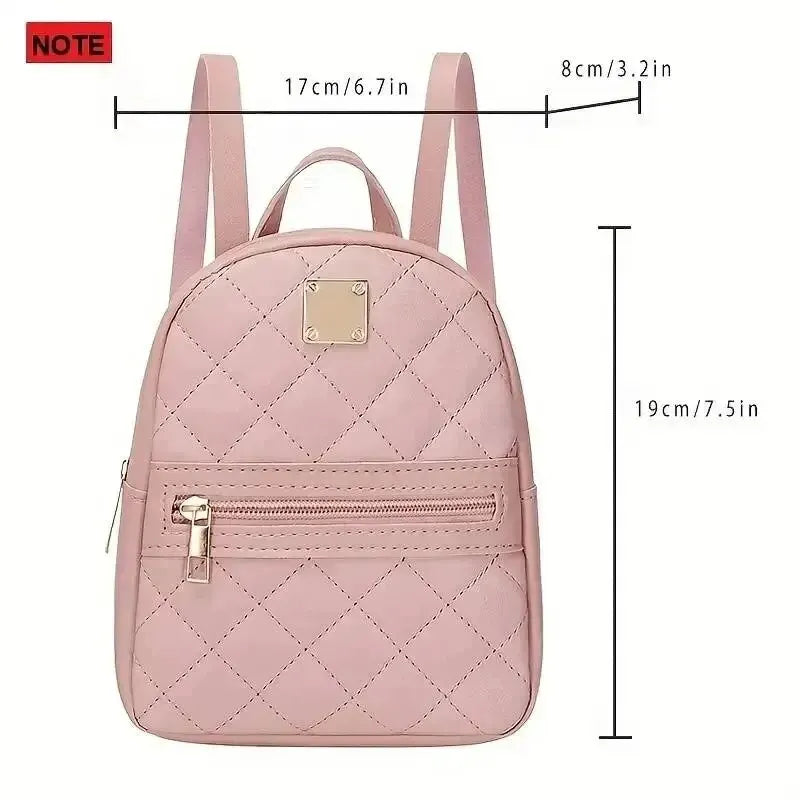 Sac à Dos Femme Cuir PU 5L – MiniGlam – Havresacs