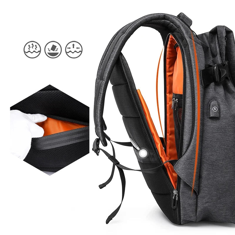 Sac à dos étanche antivol connecté – TechNomad+ – Havresacs