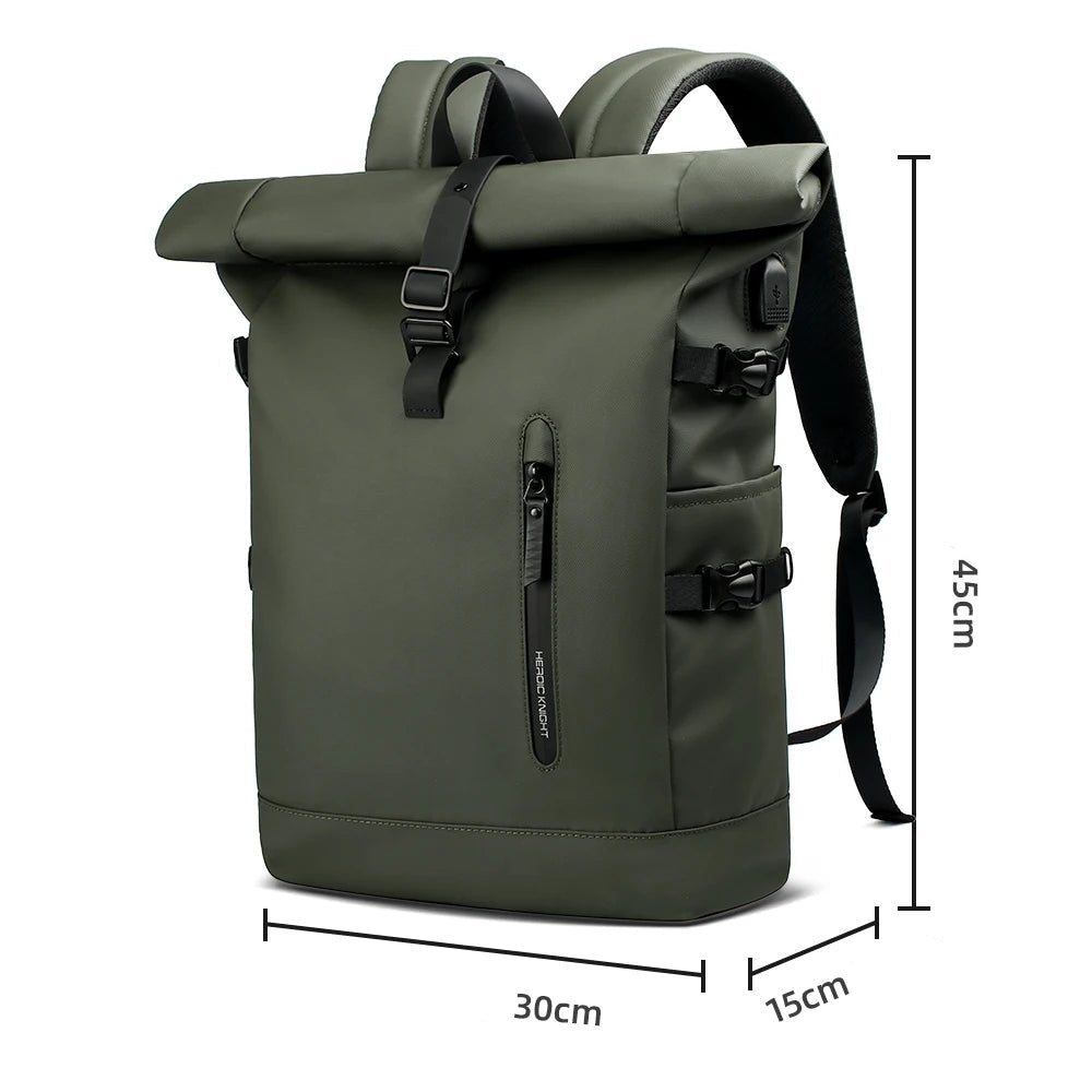 Sac à dos Roll Top waterproof avec USB – Urban Flex – Havresacs