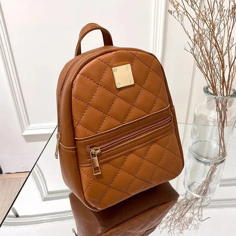 Sac à Dos Femme Cuir PU 5L – MiniGlam – Havresacs