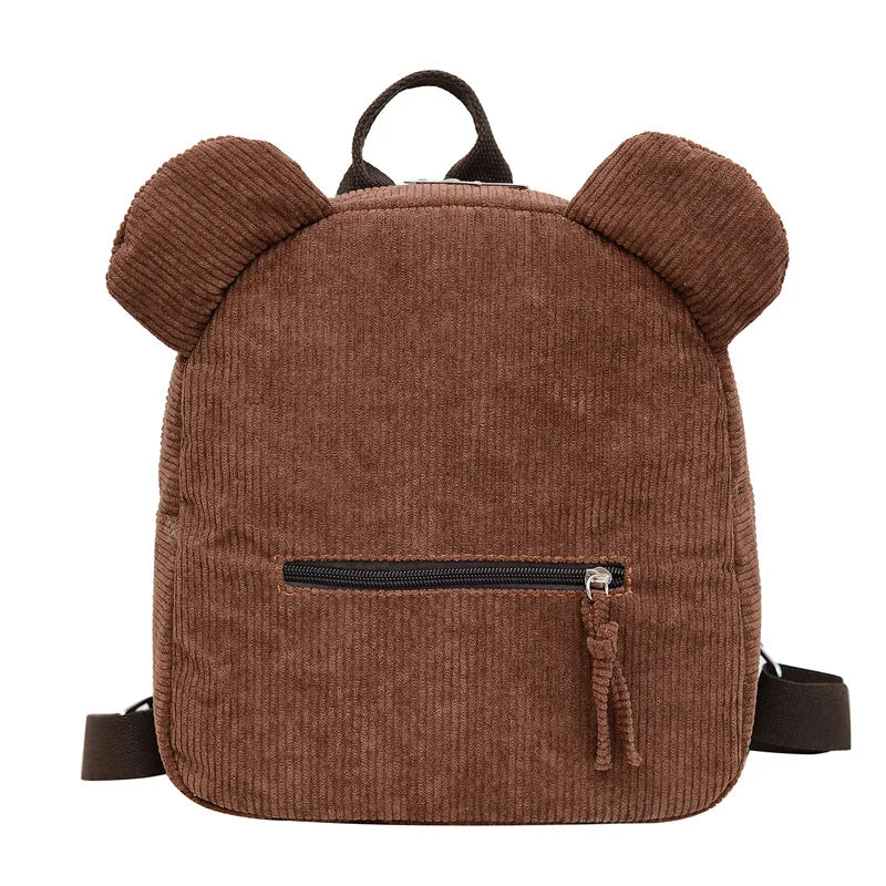 Sac à Dos Femme Velours Nounours 10L – NounoursChic – Havresacs