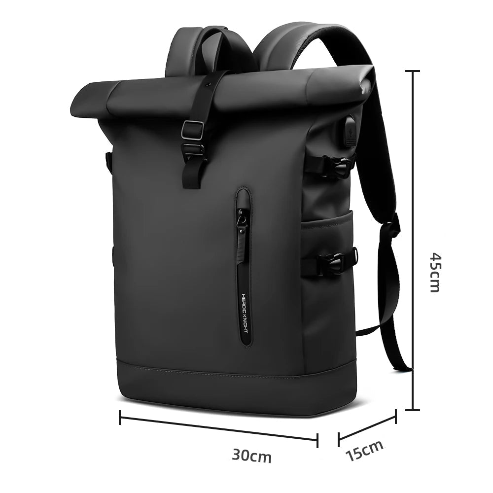 Sac à dos Roll Top waterproof avec USB – Urban Flex – Havresacs