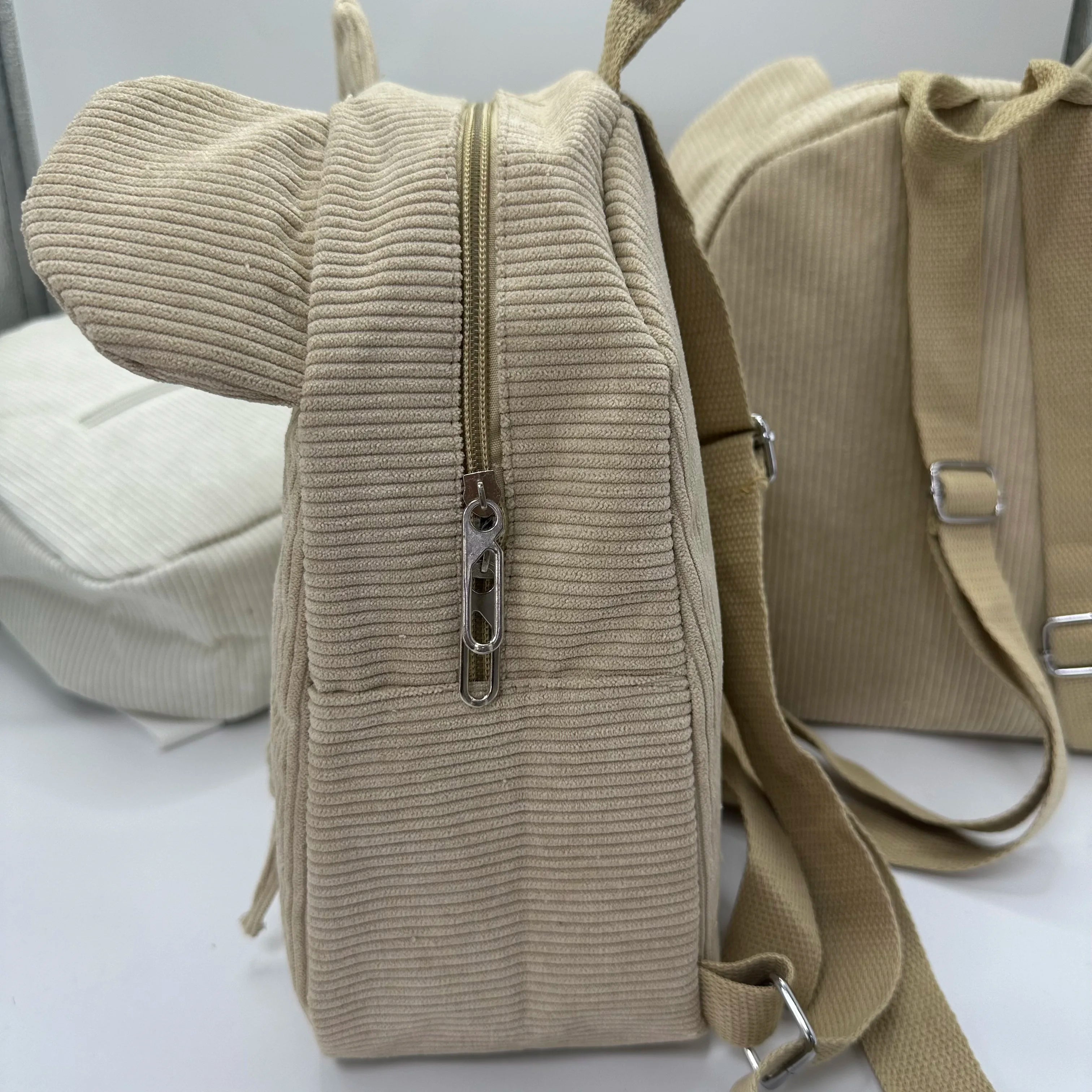 Sac à Dos Femme Velours Nounours 10L – NounoursChic – Havresacs