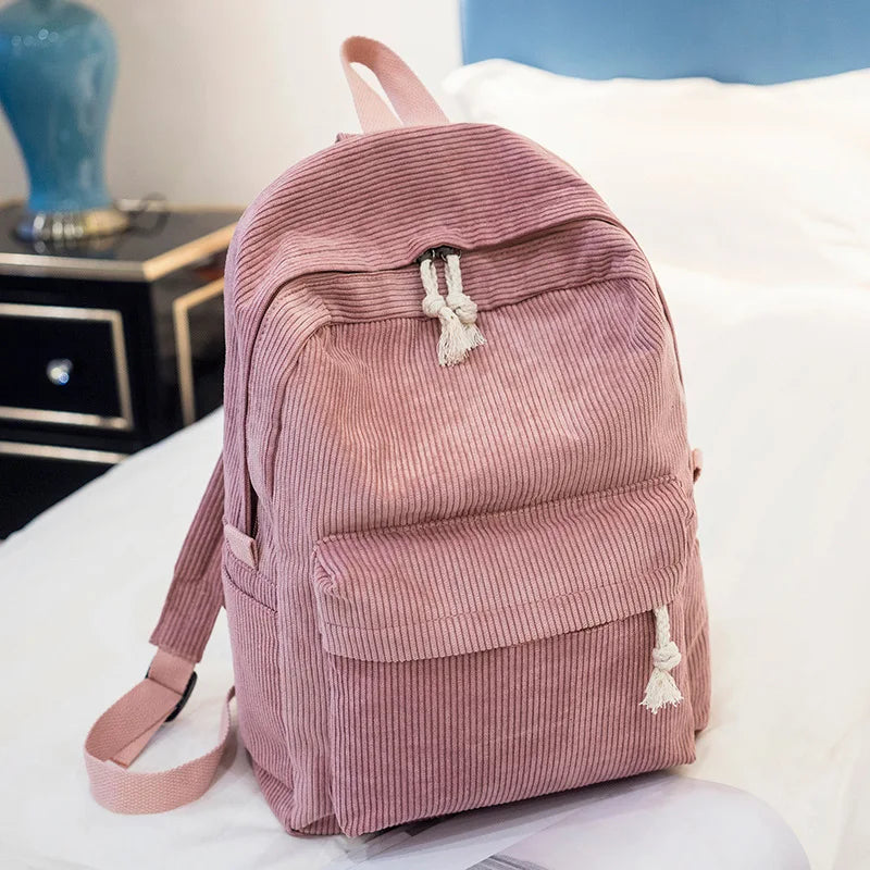 Sac à dos femme personnalisable VeloursChic – Havresacs