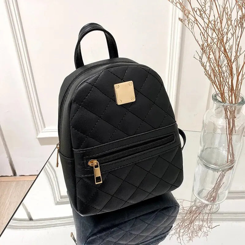 Sac à Dos Femme Cuir PU 5L – MiniGlam – Havresacs