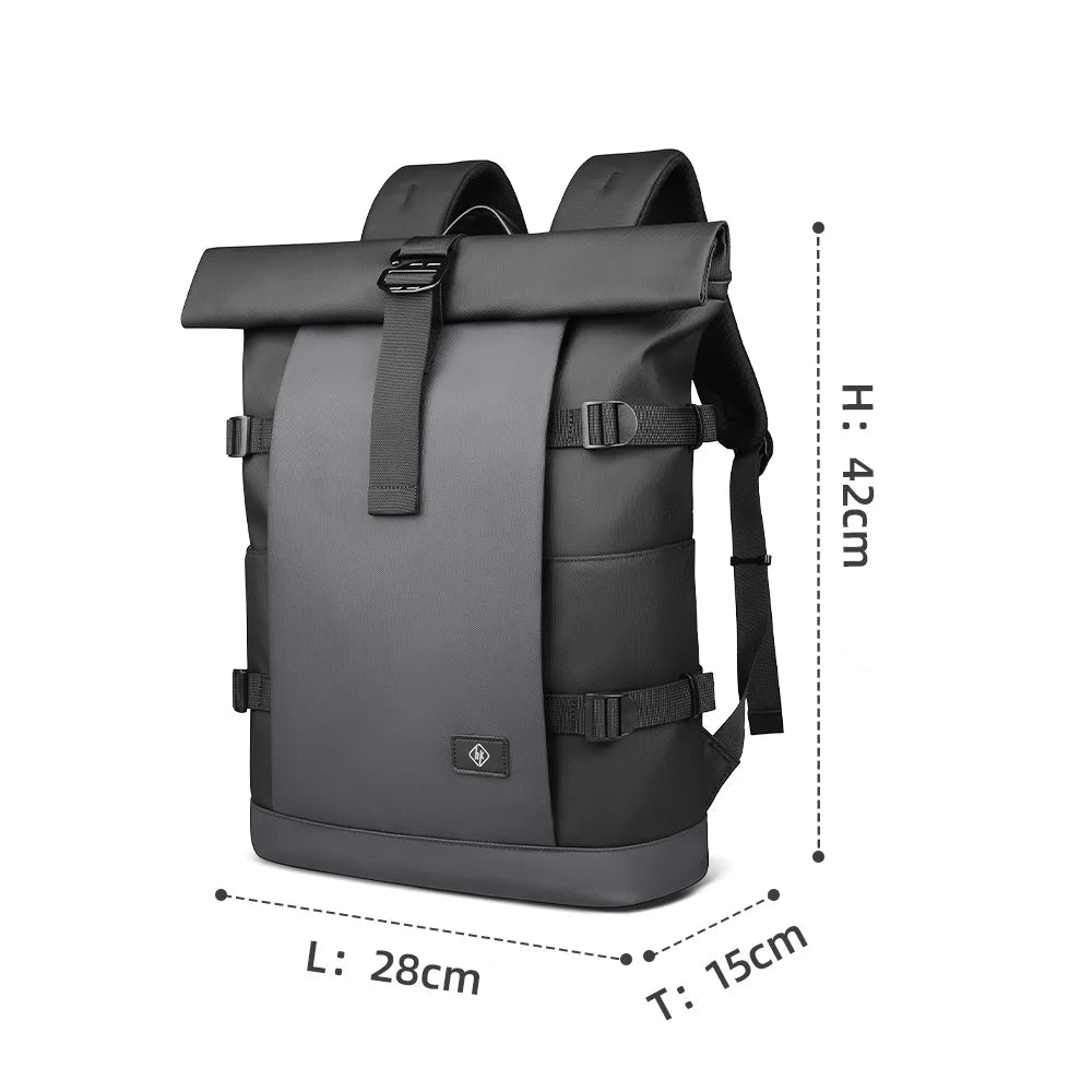 Sac à Dos Roll-Top Étanche Extensible 18L/25L | Havresacs