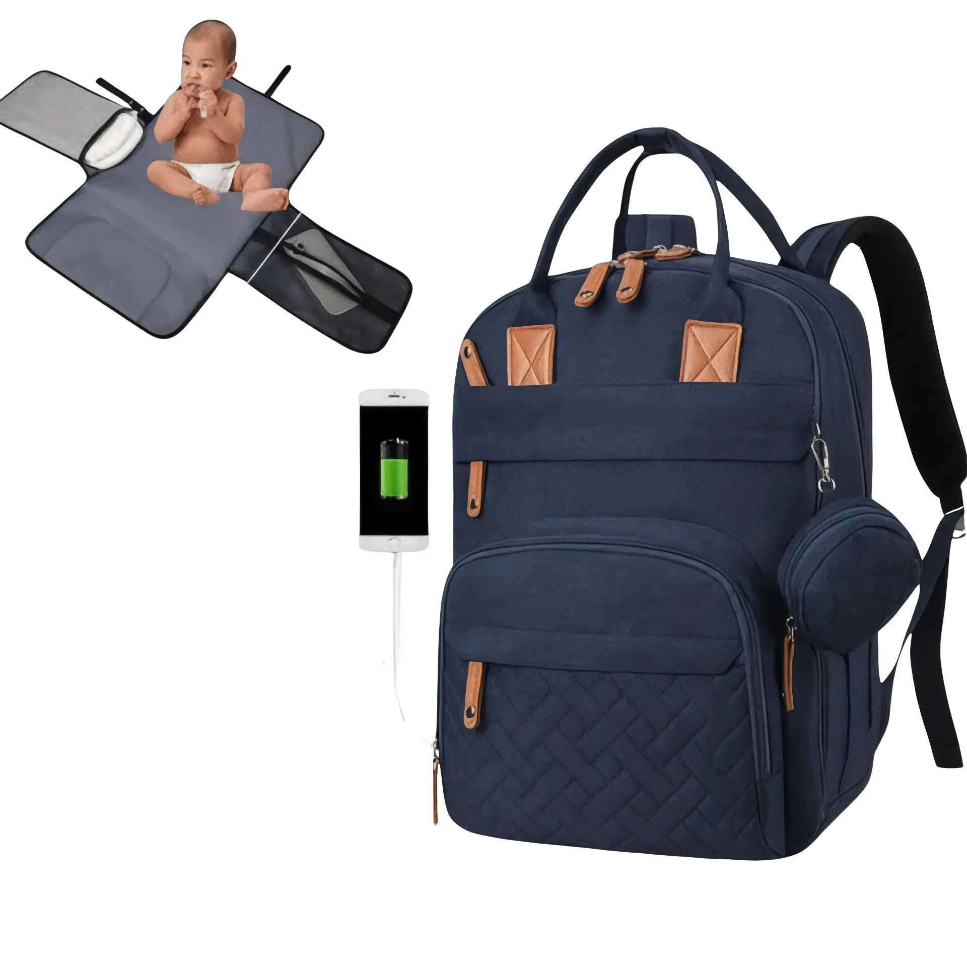 Sac à langer sac à dos idéal en voyage 19 litres - Havresacs - HavreS