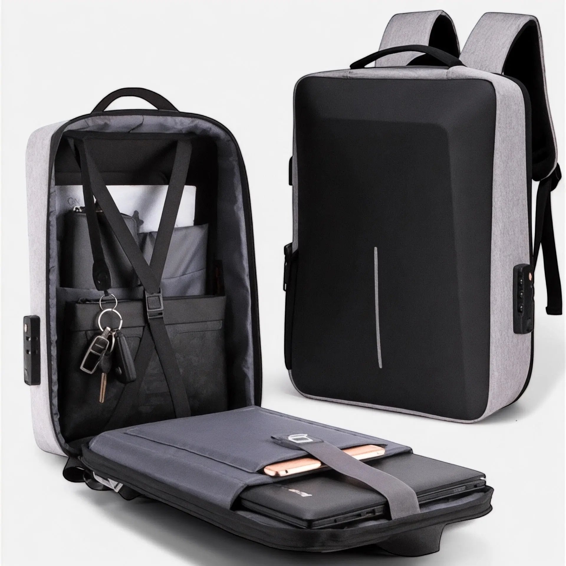 Sac à dos sécurisé anti pickpocket idéal en bagage cabine – Havresacs - HavreS